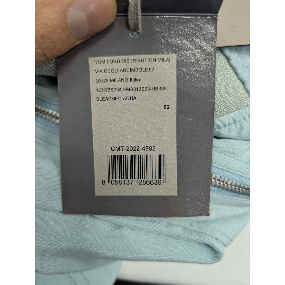 Tom Ford o1rshd1 Bomber Jacket in Blue Size US L / EU 52-54 / 3 - 23 Thumbnail