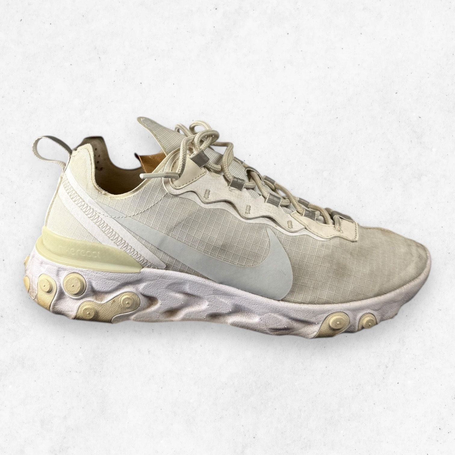 Nike Nike React Element 55 in White Men's 10 Women's 11.5 Size US 10 / EU 43 - 1 Thumbnail