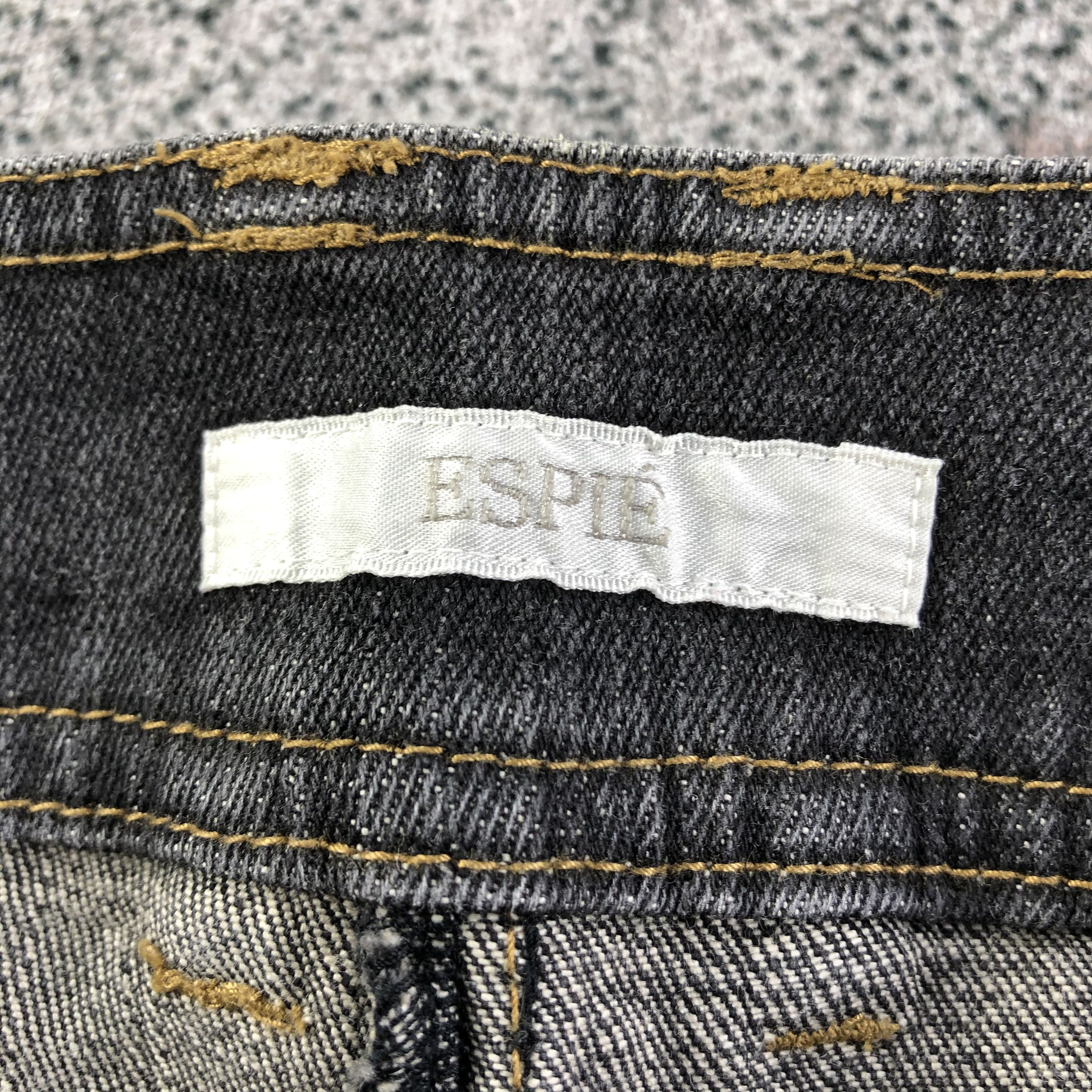 Japanese Brand Japanese Brand Espie Jeans Faded Black Flare Denim KJ1645 Size 28" / US 6 / IT 42 - 8 Thumbnail