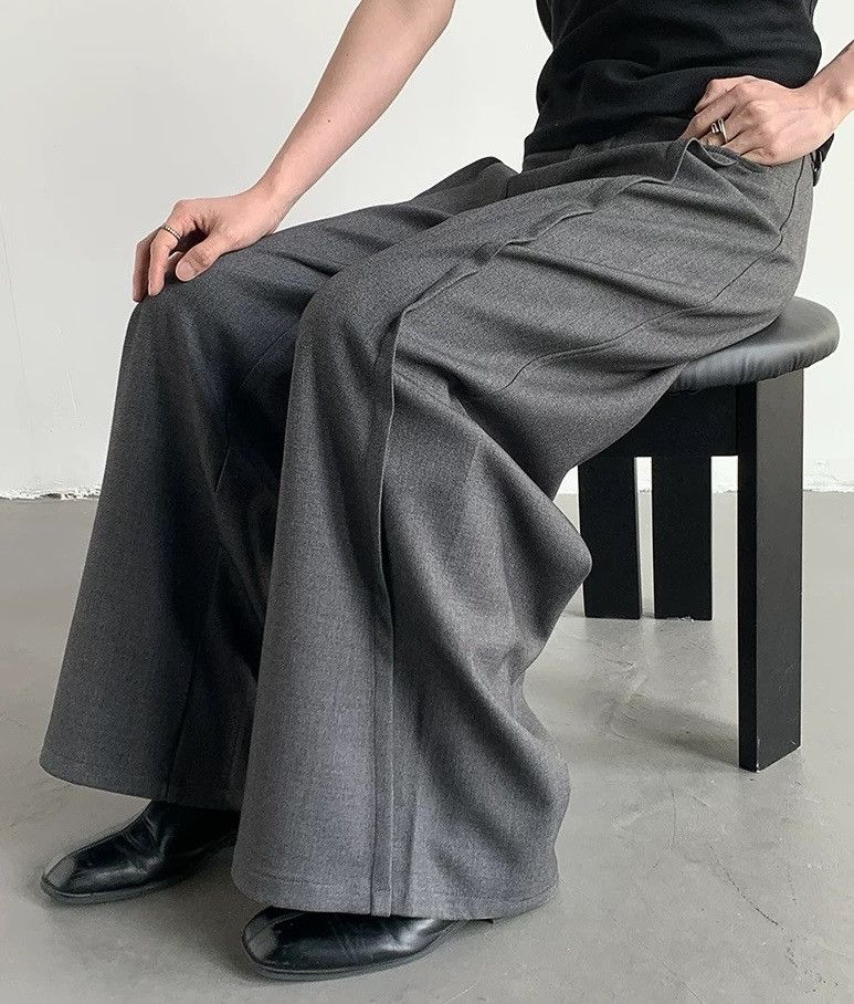 Japanese Brand × Vintage Cleanfit retro casual wide-leg pleated pants Size US 28 / EU 44 - 6 Thumbnail