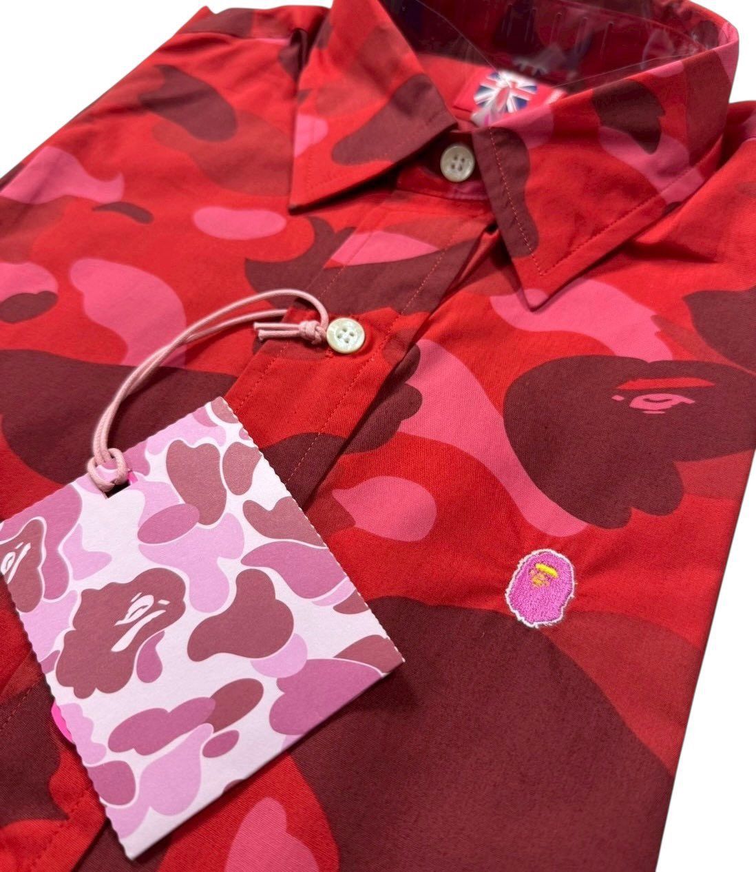 Bape BAPE APE RED CAMO shirts Size ONE SIZE - 2 Thumbnail
