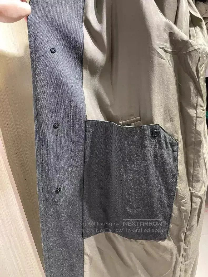 Yohji Yamamoto Vintage Yohji Yamamoto Men's Long Trench Coat . Size US M / EU 48-50 / 2 - 7 Thumbnail