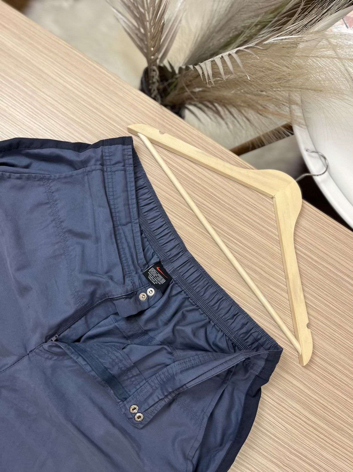 Nike × Nike ACG × Vintage Vintage Nike Navy Shorts Drill Drip Y2K ACG TN Tech Size L Size US 34 / EU 50 - 3 Thumbnail