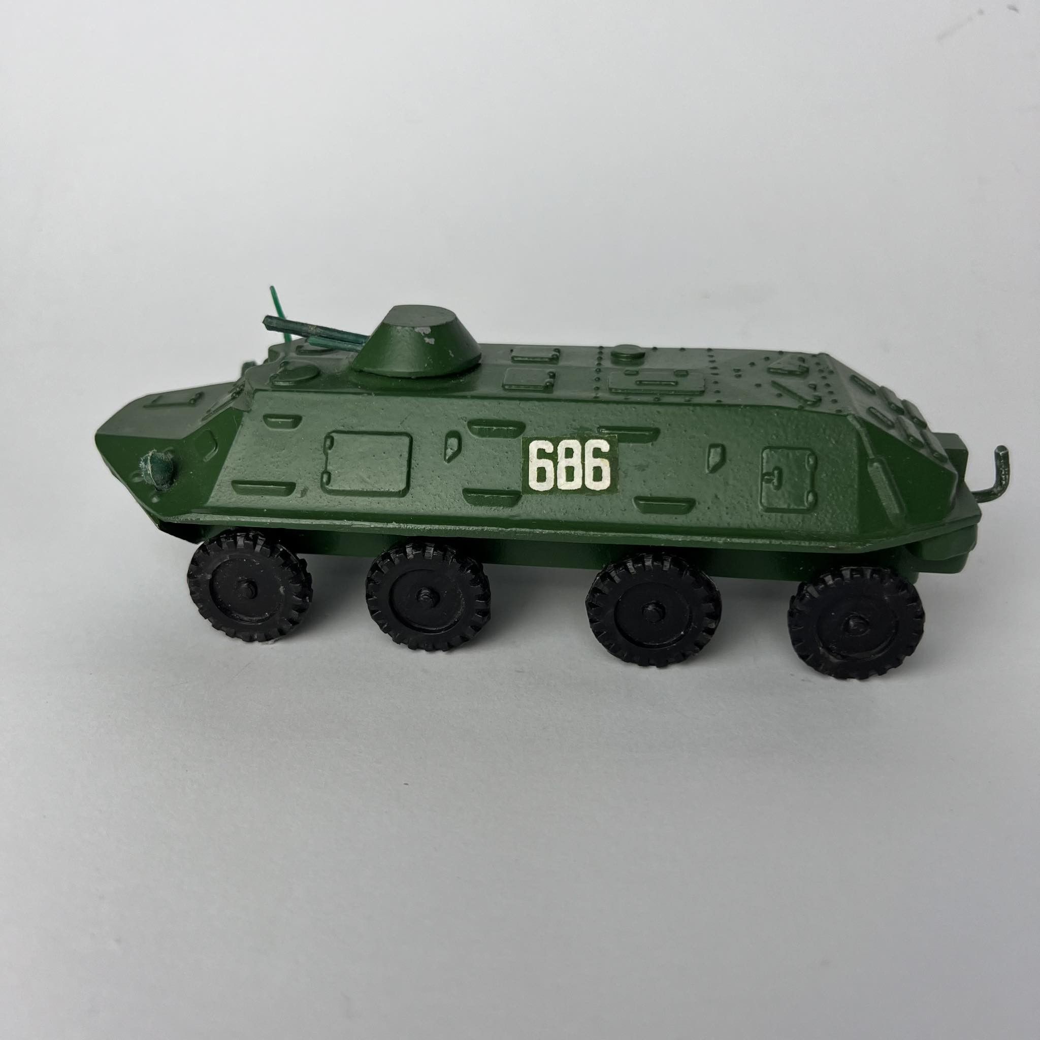 Vintage Vintage Military Vehicle Toy Personnel Carrier Metal 1:43 Size ONE SIZE - 2 Thumbnail