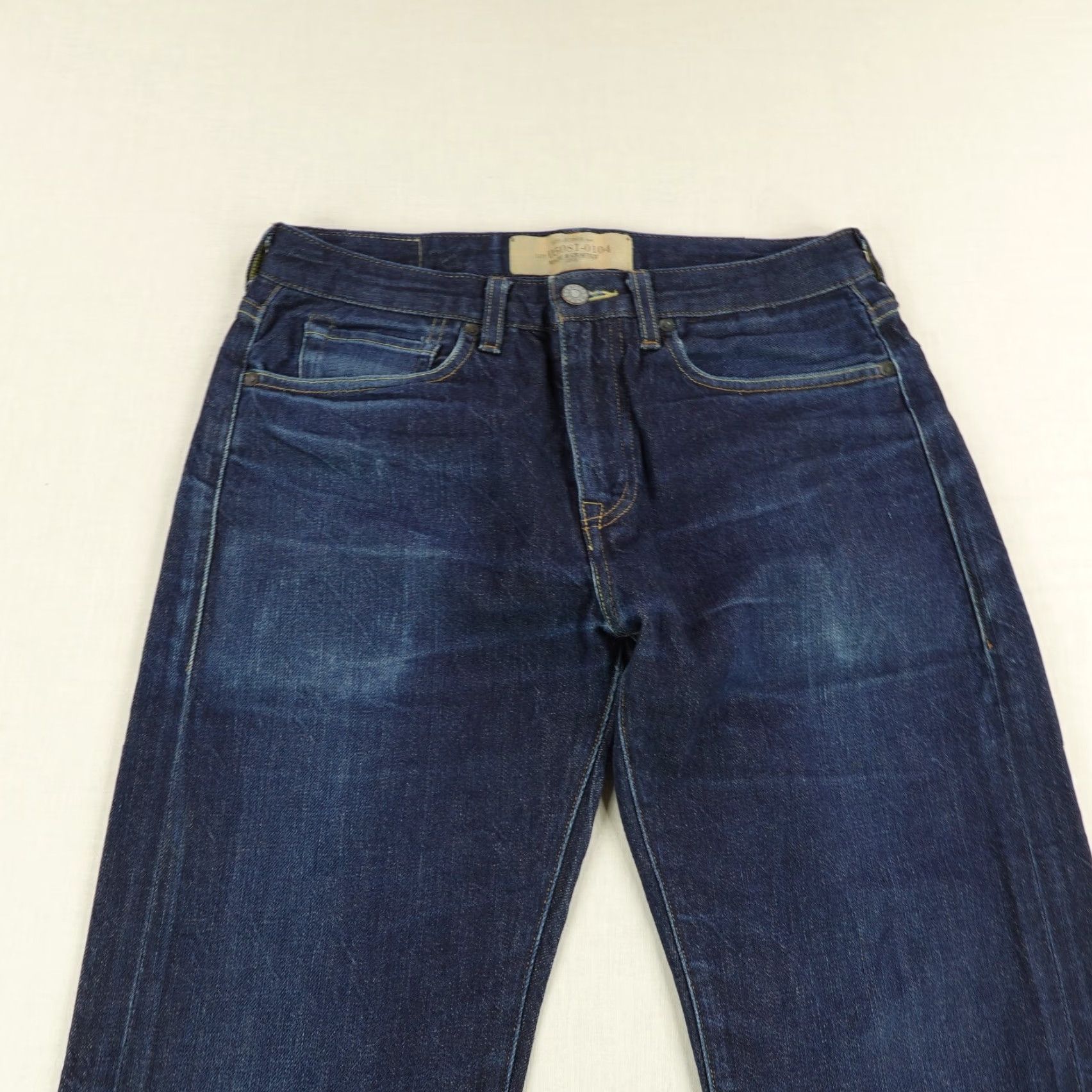 Levi's VINTAGE Levi's Made & Crafted Jeans Men's 31x29 Dark Blue Denim Straight Fit Casual Pants Size US 28 / EU 44 - 2 Thumbnail