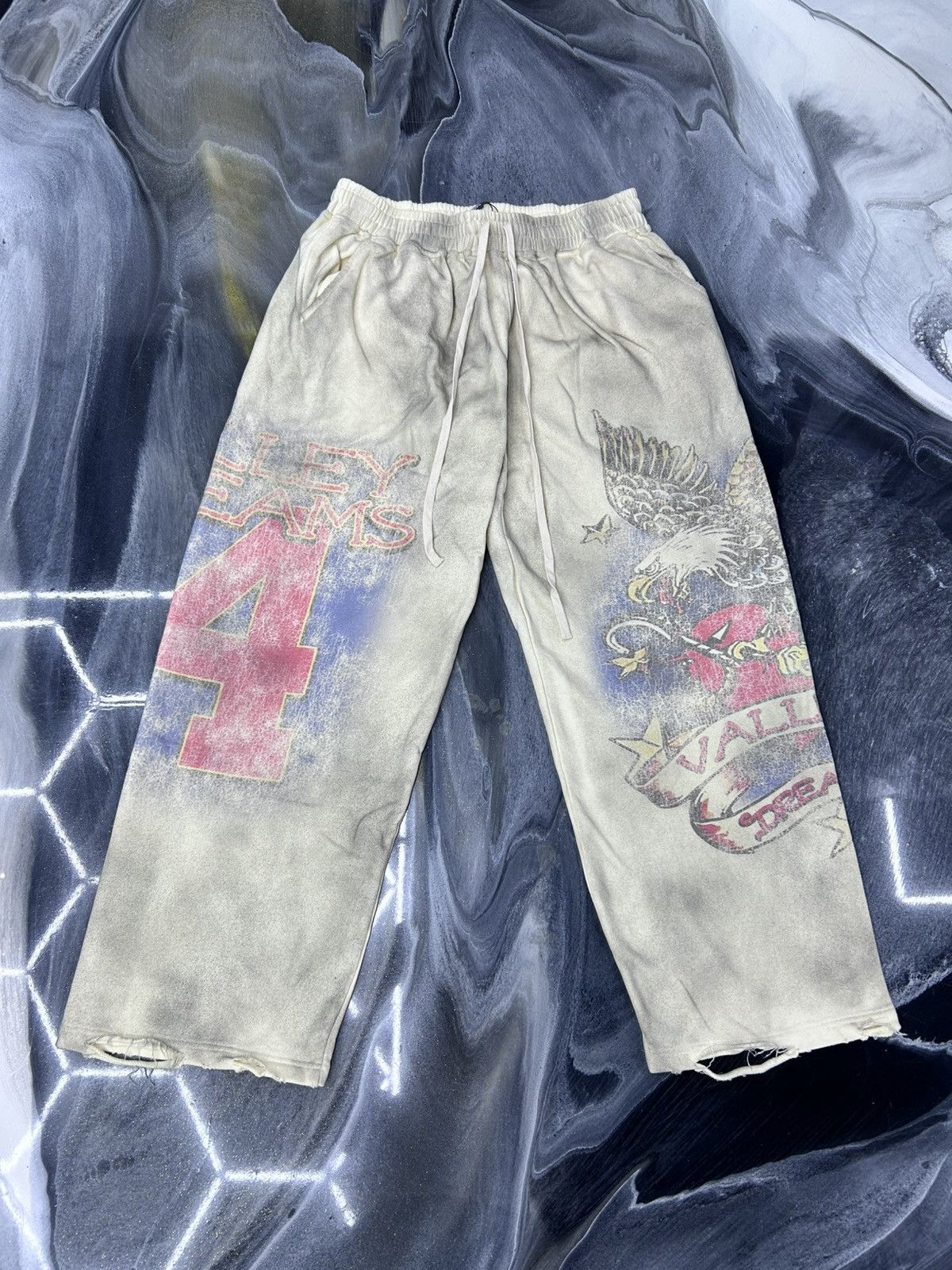 Vale Vale Nostalgia Sweatpants Cream Size S Size US 30 / EU 46 - 1 Thumbnail