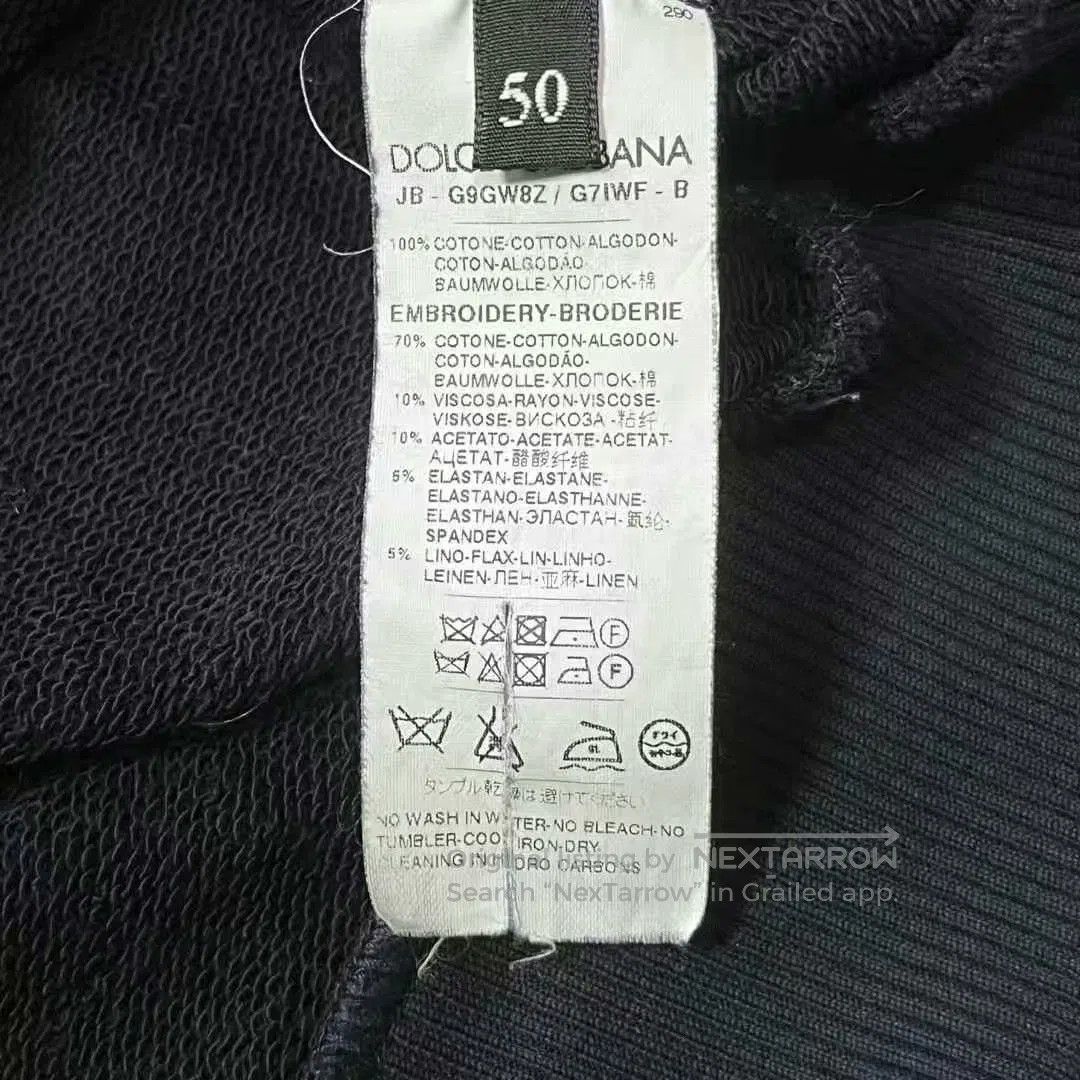 Dolce & Gabbana dolce & gabbana black sweatshirt with graphic design. Size US L / EU 52-54 / 3 - 5 Thumbnail