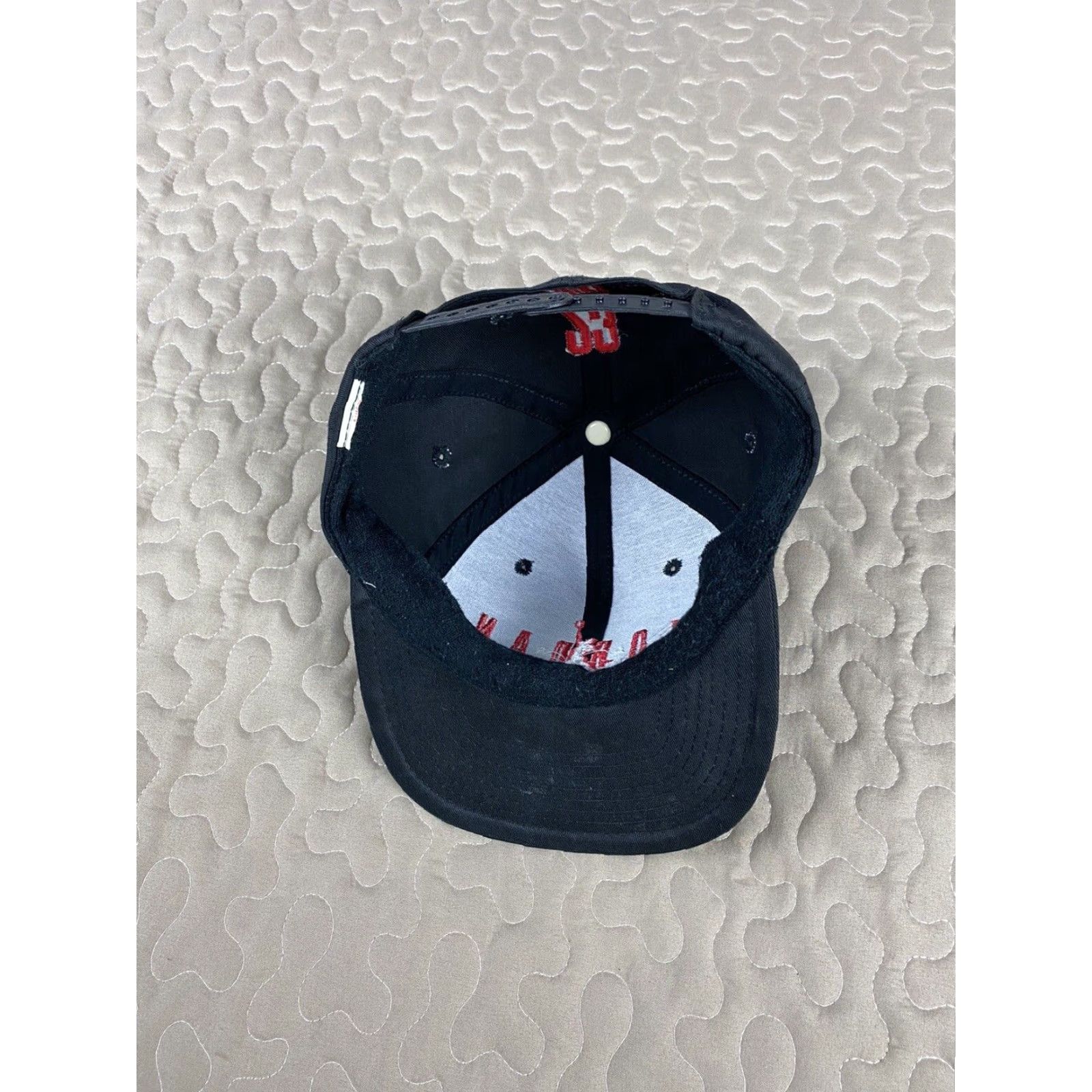 Nike VINTAGE Nike Air Michael Jordan OG Snapback Hat Cap Black Jumpman Logo 90s Mens One Size Cap Size ONE SIZE - 6 Thumbnail