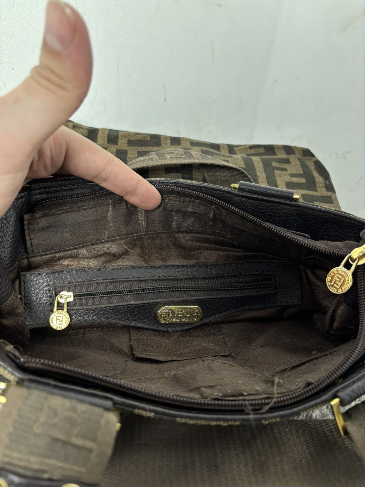 Fendi Fendi Hand Bag Zucca Monogram Vintage Very rare ❤️‍🔥 Size ONE SIZE - 20 Thumbnail