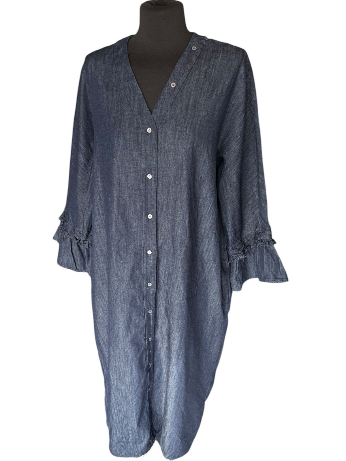Max Mara Dress Max Mara 100% Cotton Size XXL / US 16-18 / IT 52-54 - 4 Thumbnail