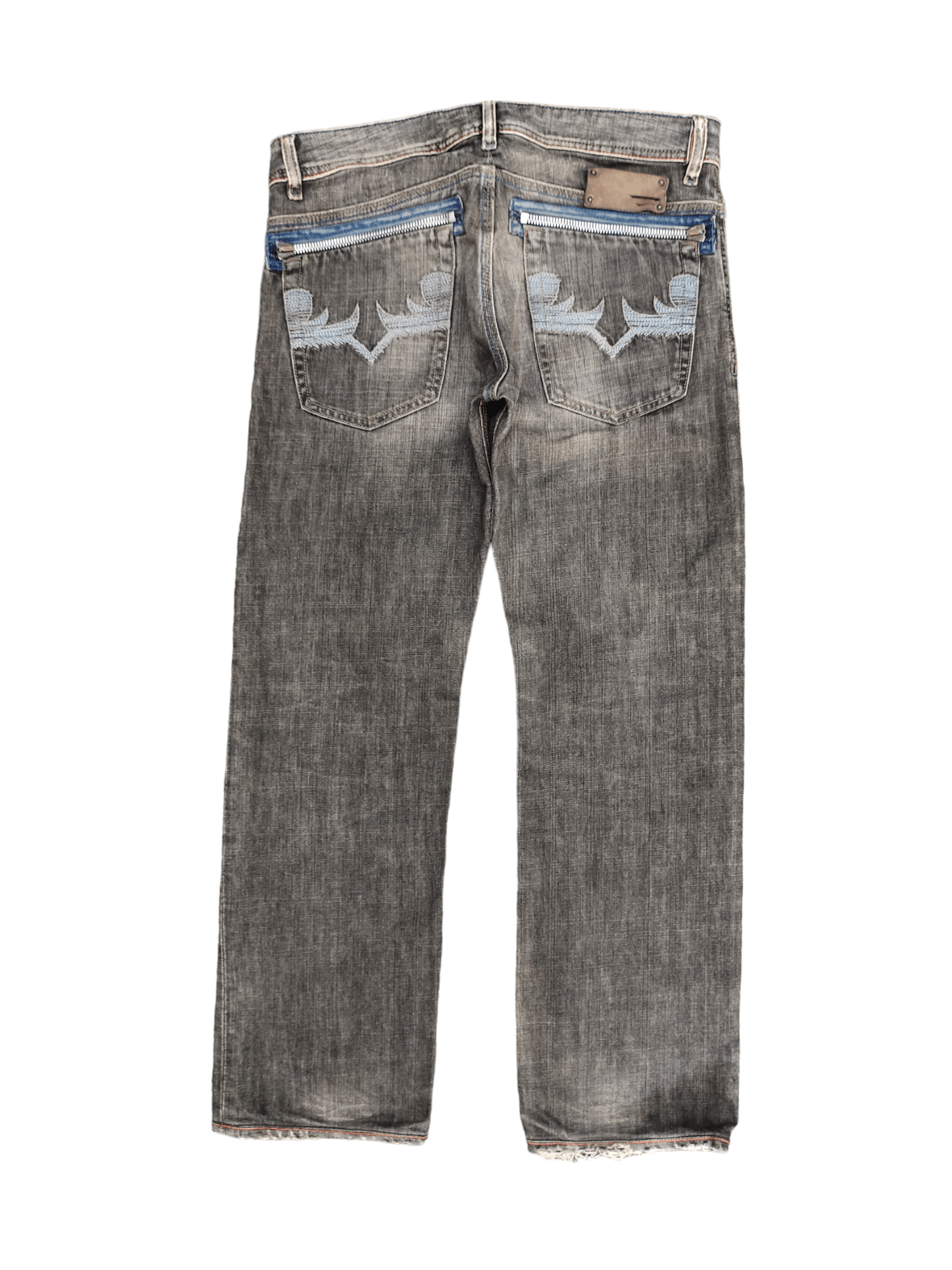 Diesel Vintage Y2k Diesel Native Embroidered Relaxed Denim Pants Size US 32 / EU 48 - 1 Thumbnail