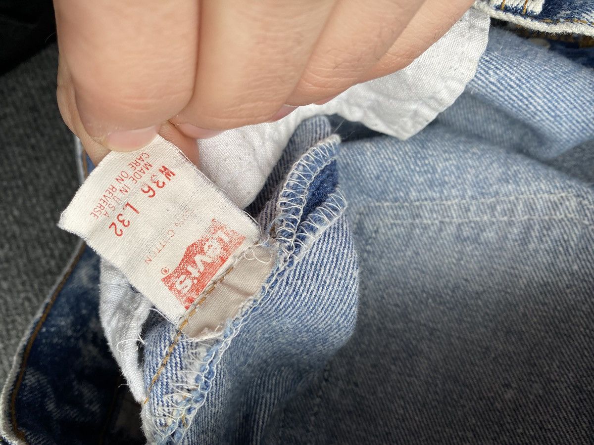 Levi's Vintage Clothing 🔥Vntg Lvc Levis 501 cow pattern washed jeans rare Size US 36 / EU 52 - 4 Thumbnail
