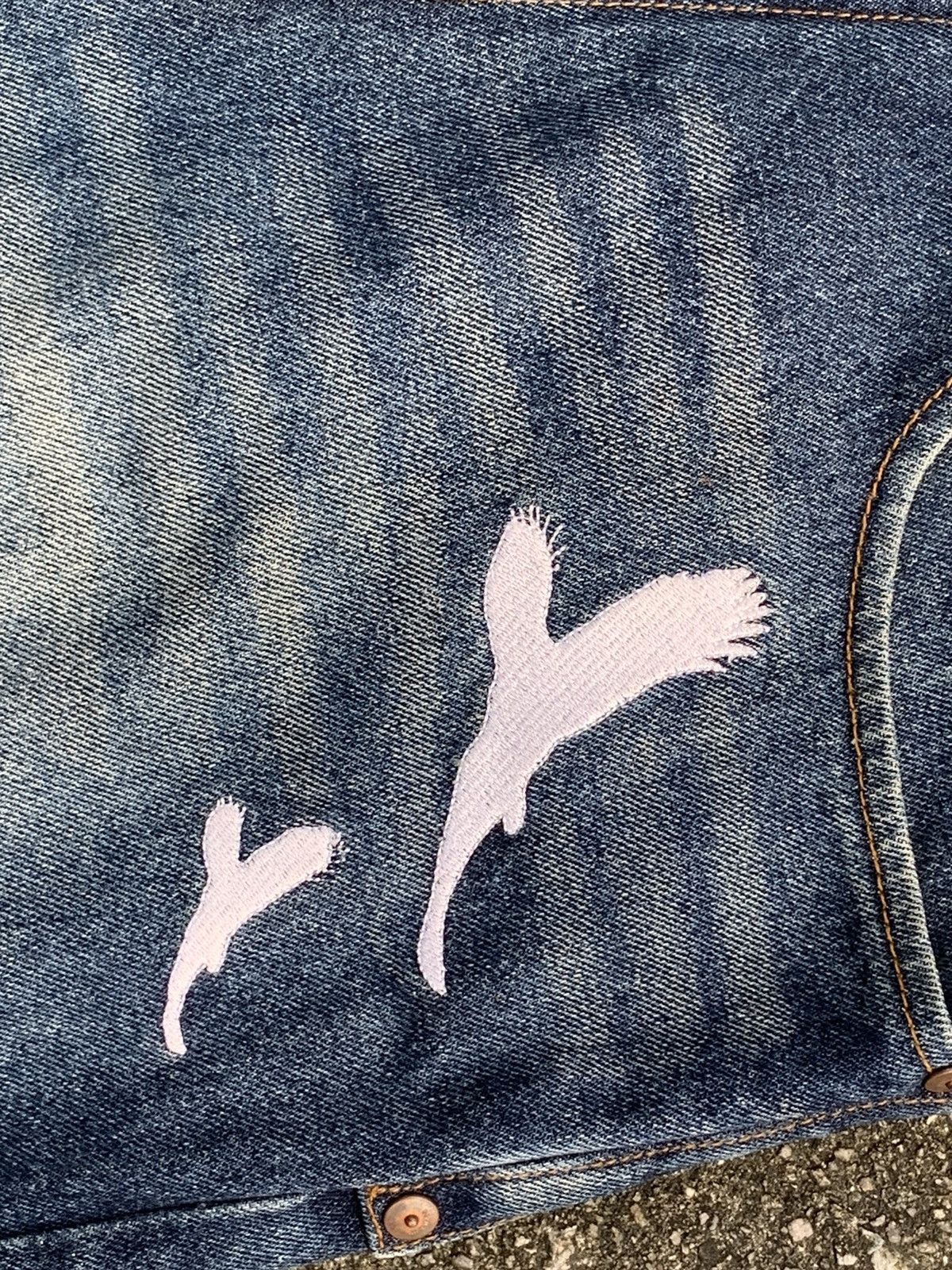 Sean John Rare.. Vintage Sean John Embroidered Denim Jeans Pants Size US 32 / EU 48 - 14 Thumbnail