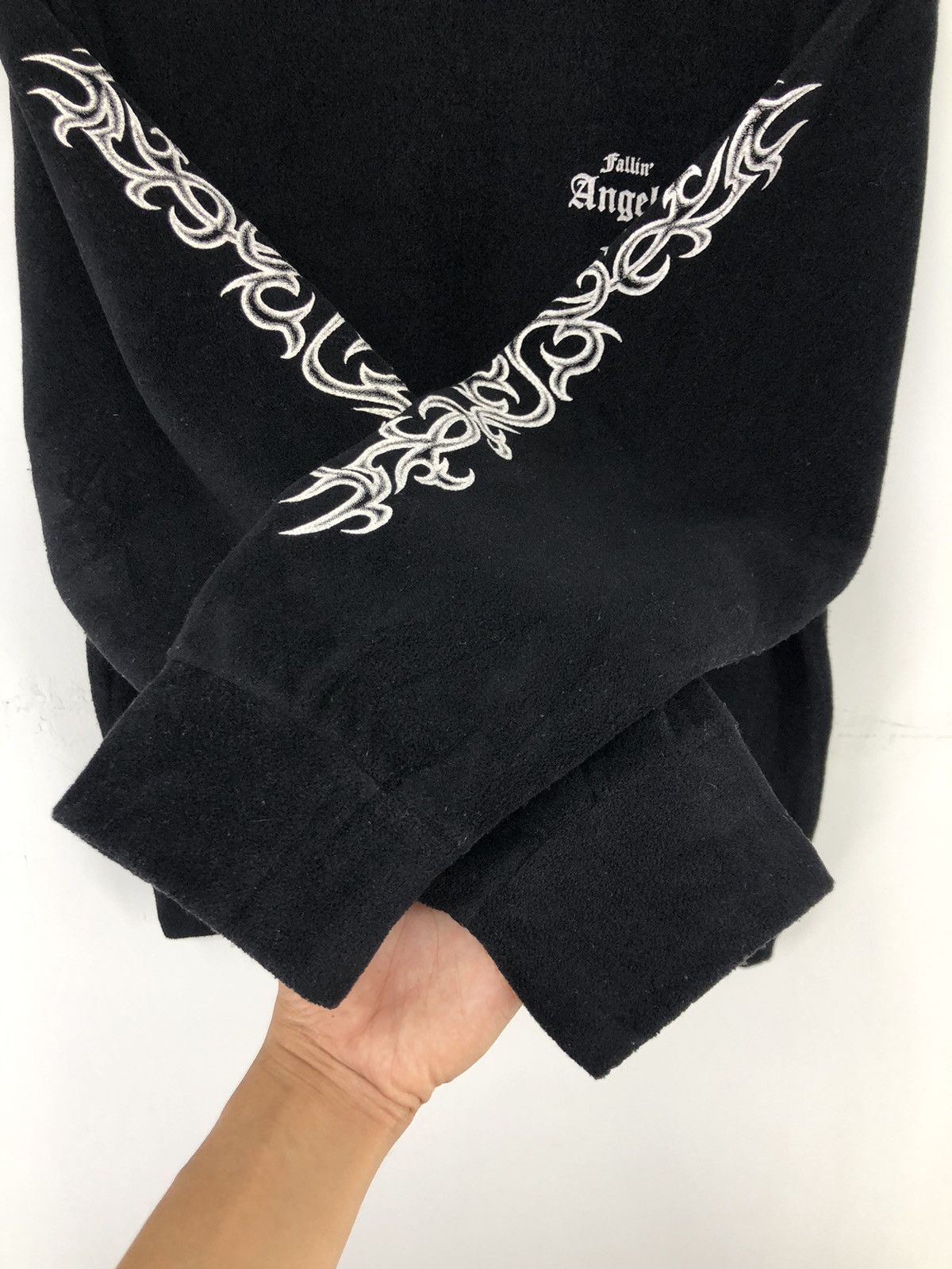 Japanese Brand Vintage Dj Free Fallin Angle Fleece Crewneck Sweatshirt Size US M / EU 48-50 / 2 - 8 Thumbnail