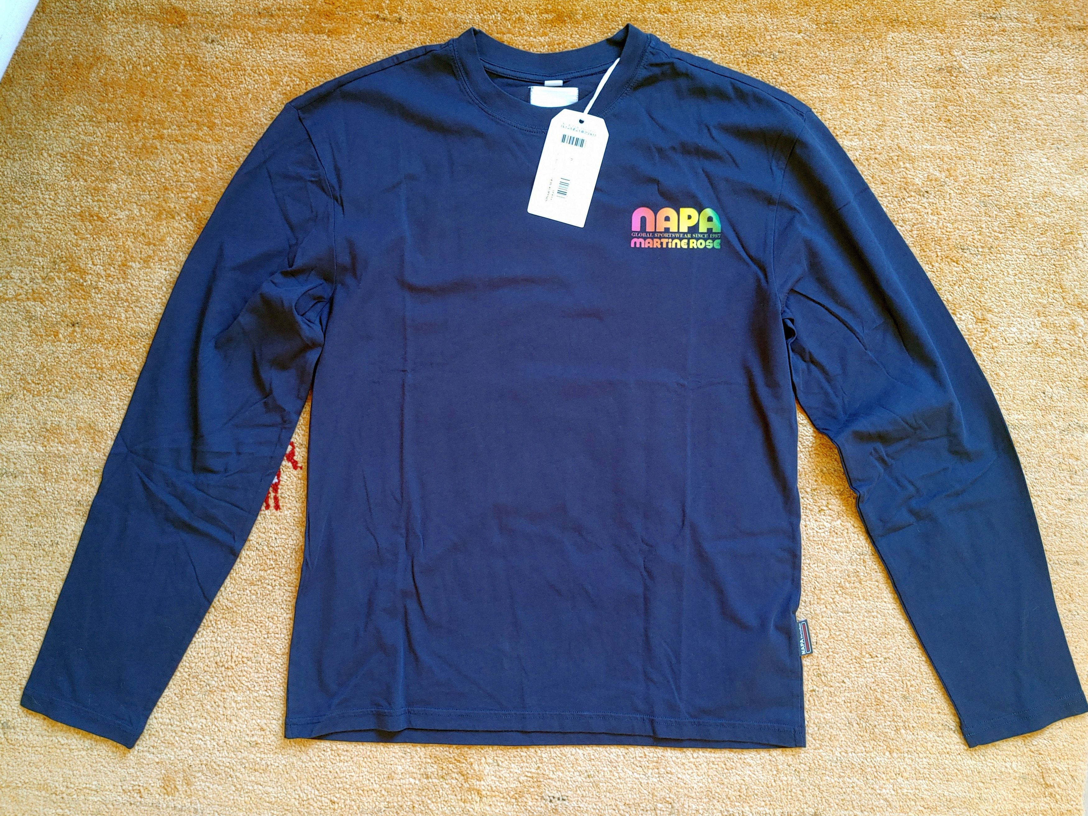 Martine Rose × Napapijri MARTINE ROSE S-OGO It's tough at the top long-sleeve Size US M / EU 48-50 / 2 - 1 Thumbnail
