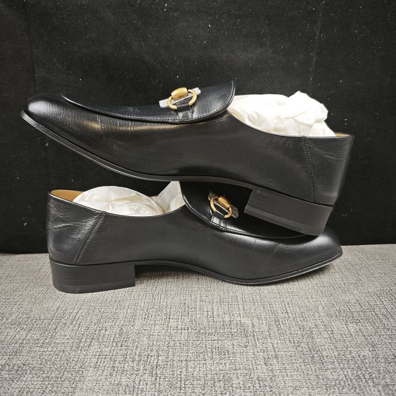 Gucci Gucci Jordaan Leather Loafers for Men - Size US 9.5 / EU 42-43 - 7 Thumbnail