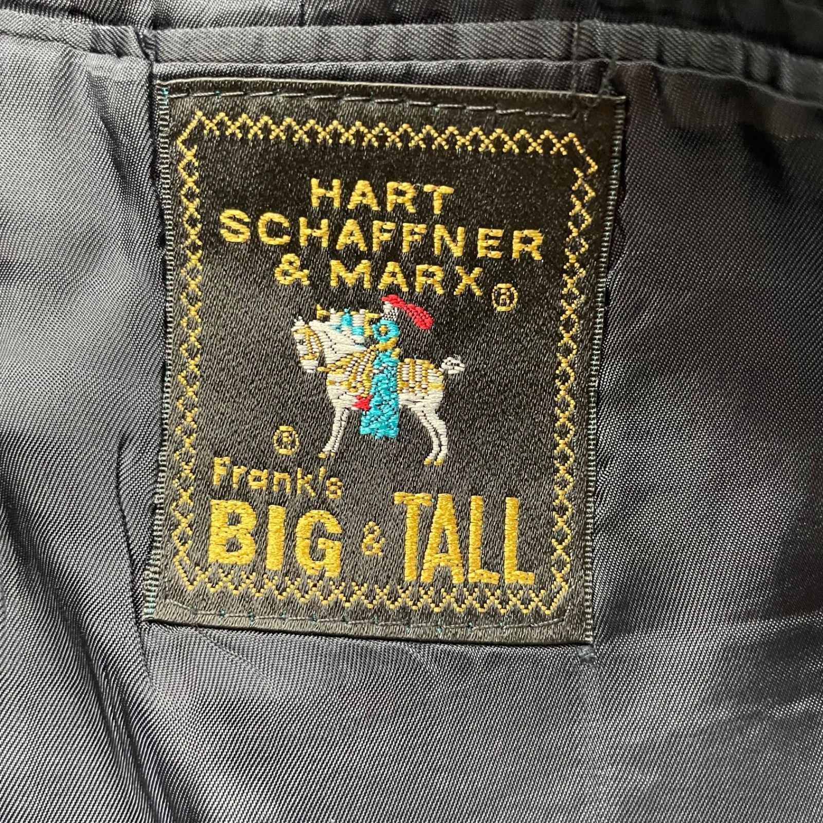 Hart Schaffner Marx Hart Schaffner & Marx Men's 100% Wool 2-Button Blazer Blue • Size 50L - 5 Thumbnail