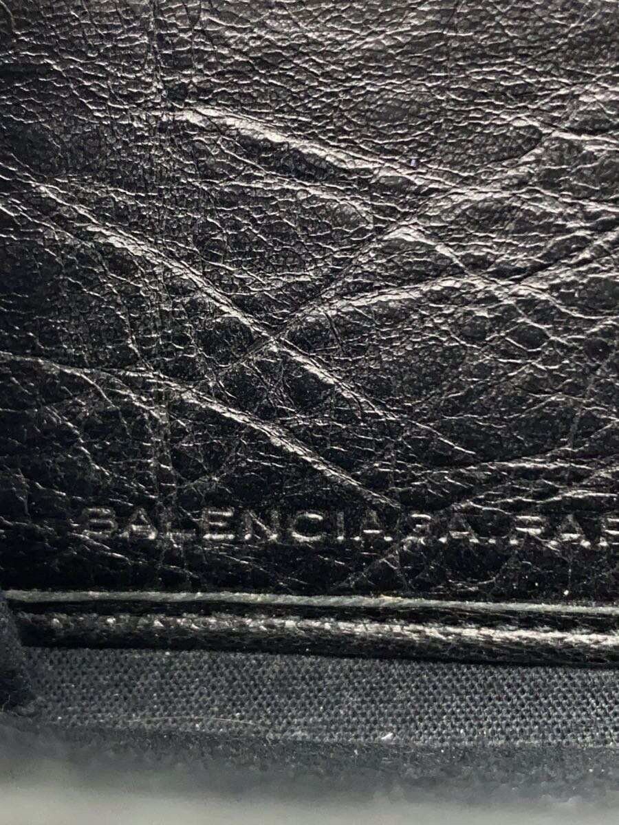 Balenciaga Balenciaga Sheep Leather Long Wallet Black Size ONE SIZE - 3 Thumbnail