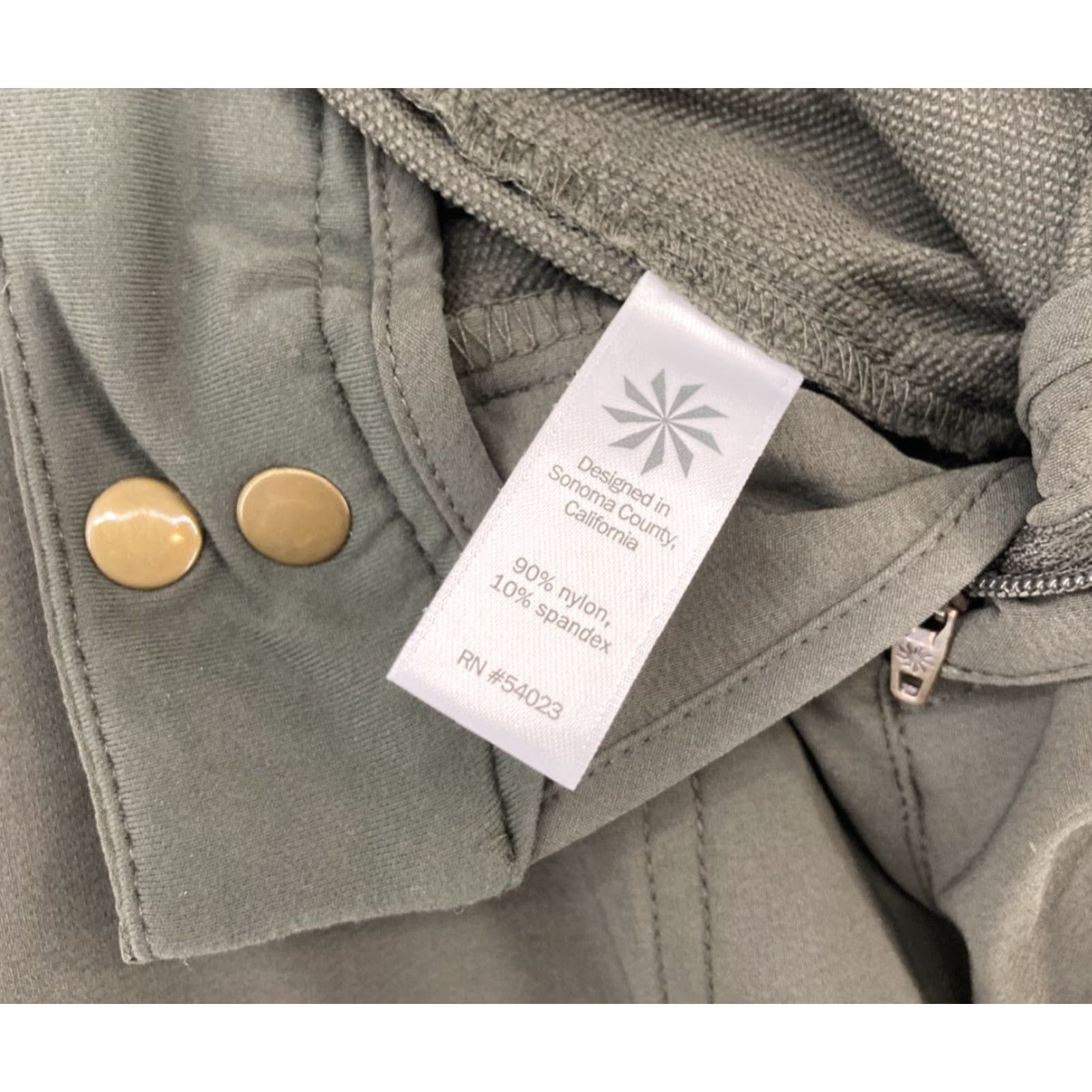 Athleta Athleta Women's Jogger Pants - Green Olive Nylon Spandex, 0, Pockets, Knit, Athletic, Regular | 30in Inseam, Tapered Altered Fit Size 25" / US 0 / IT 36 - 4 Thumbnail