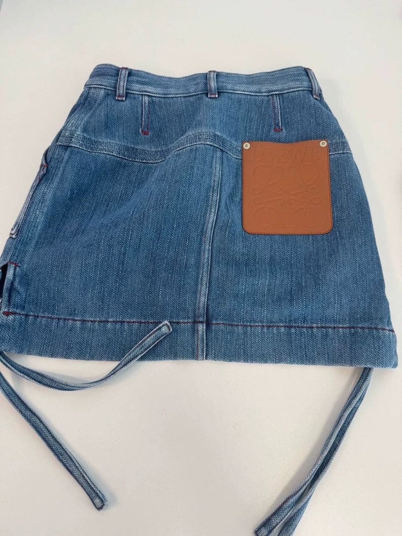 Loewe LOEWE Denim Paneled Casual Skirt - dmc Size US 26 / EU 42 - 1 Thumbnail