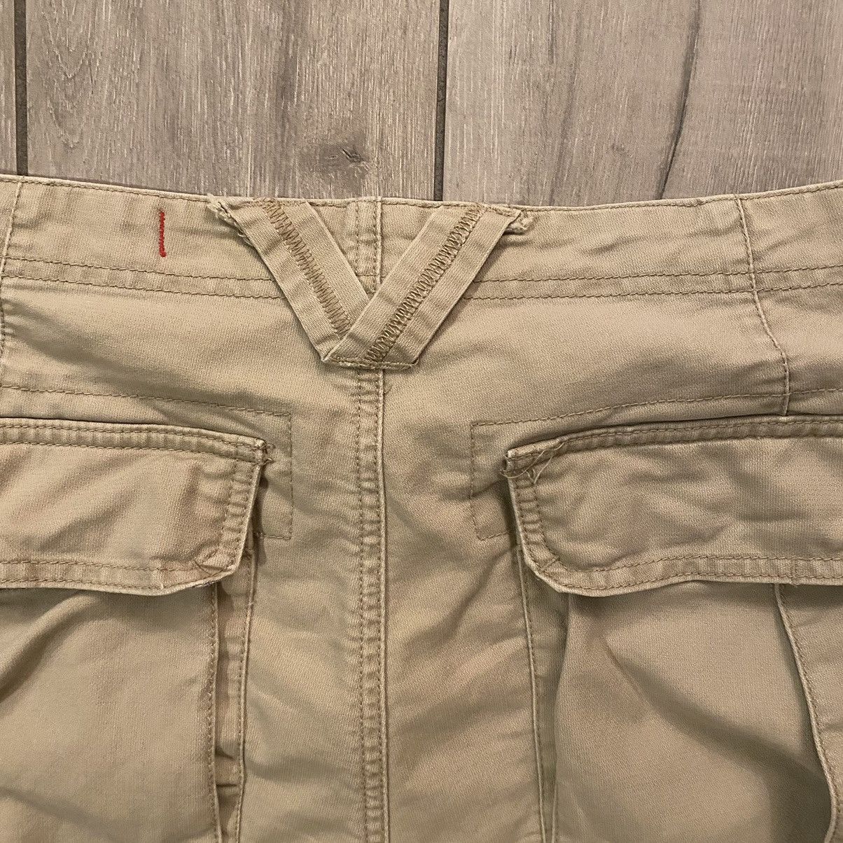 Element × JNCO × Southpole Vintage Y2K Earth Tone Tan Element Baggy Cargo Shorts 38 Size US 38 / EU 54 - 9 Thumbnail