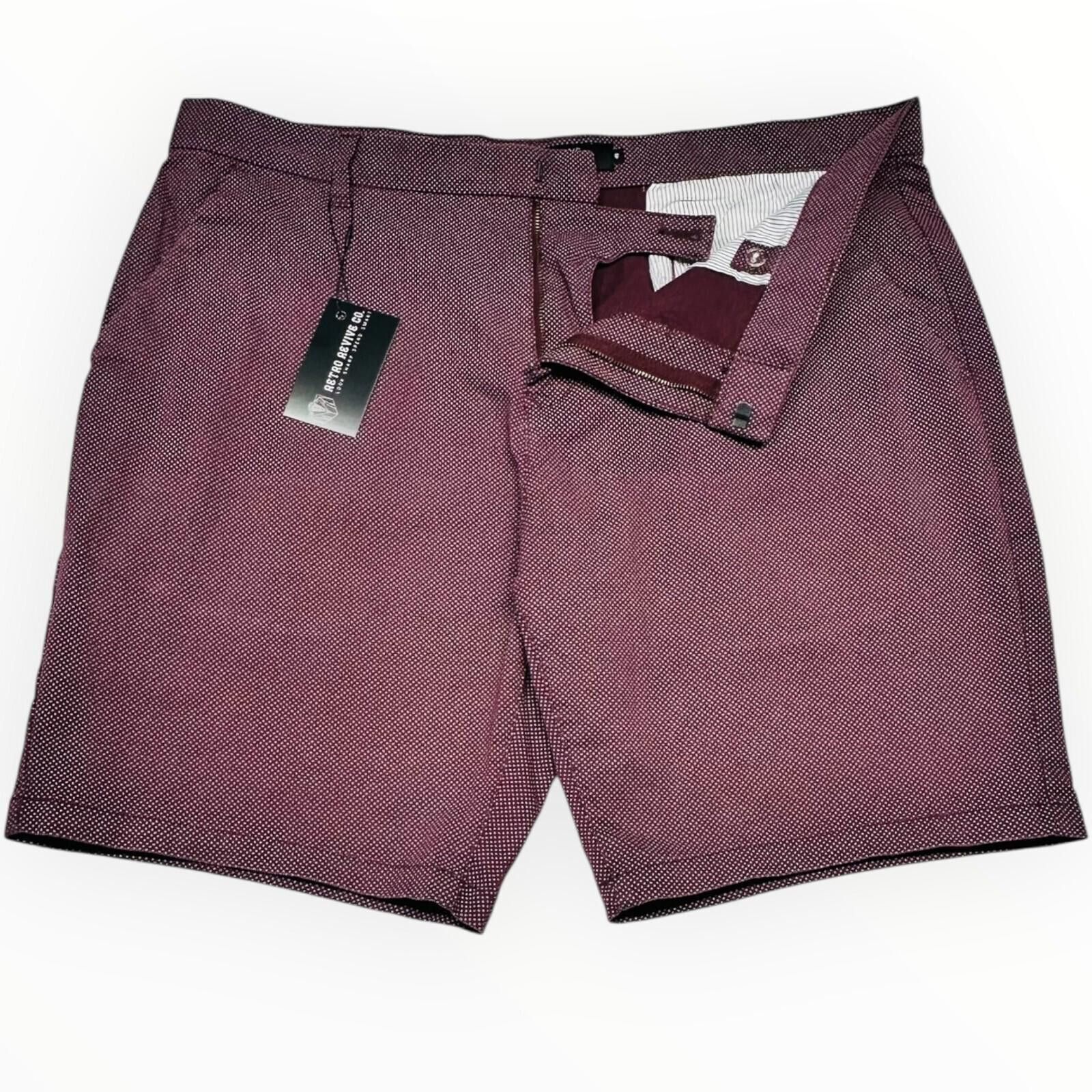 NEXT Next Shorts Men's UK Size 2XL Red Straight Fit Zip Button Size US 40 / EU 56 - 5 Thumbnail