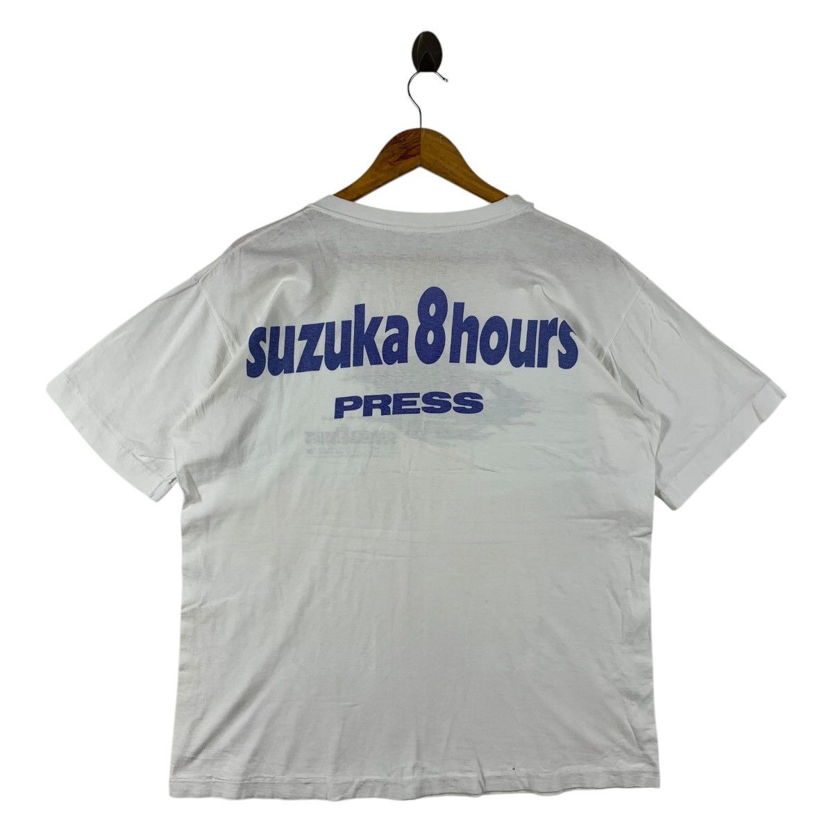 Vintage Vintage 90s SUZUKA 8 HOURS CIRCUIT Racing tee Size US L / EU 52-54 / 3 - 4 Thumbnail