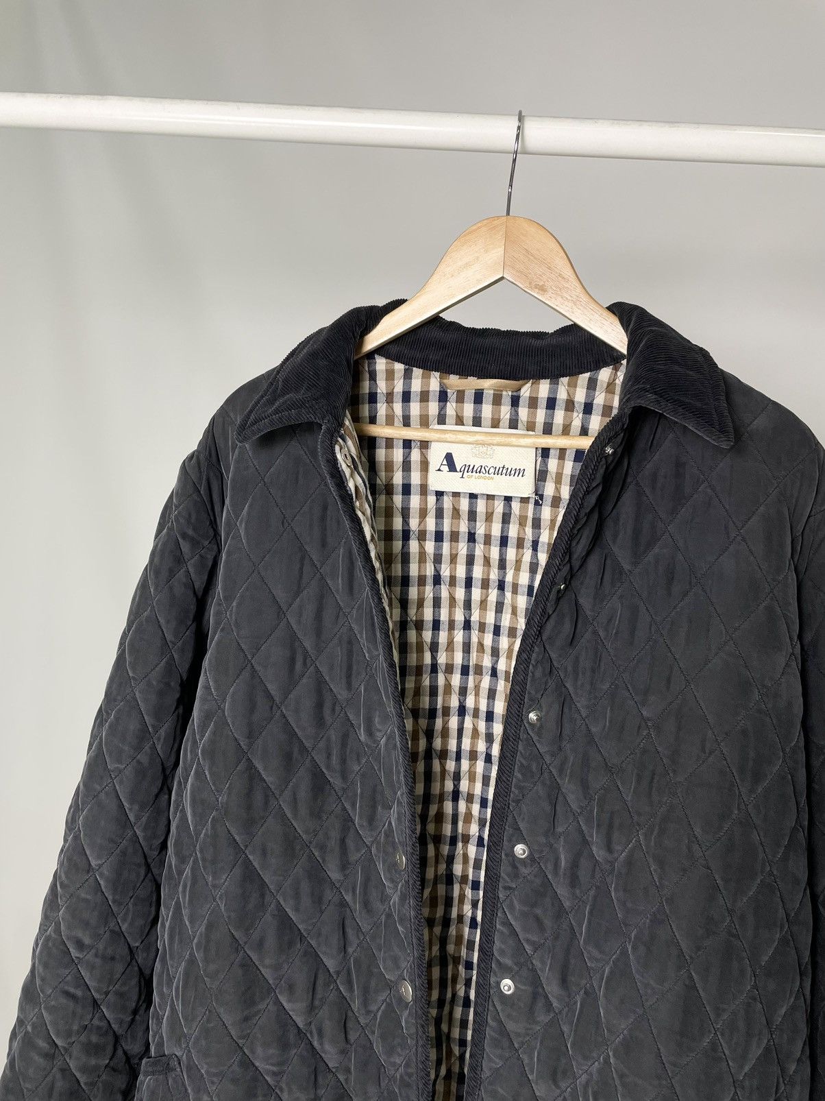 Aquascutum Aquascutum 🎞️ Vintage checkered quilted coat jacket Size US S / EU 44-46 / 1 - 3 Thumbnail