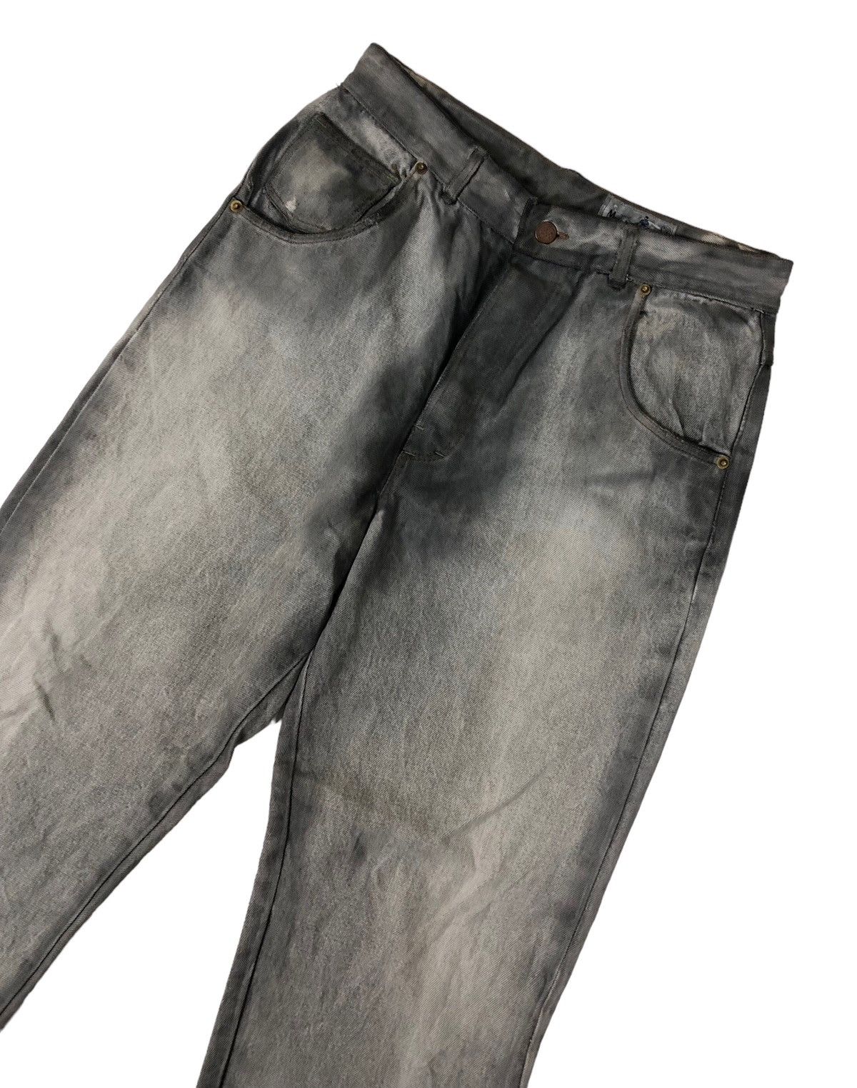 Massimo Dutti Massimo Dutti Bleach Distressed Denim Jeans Size US 30 / EU 46 - 5 Thumbnail