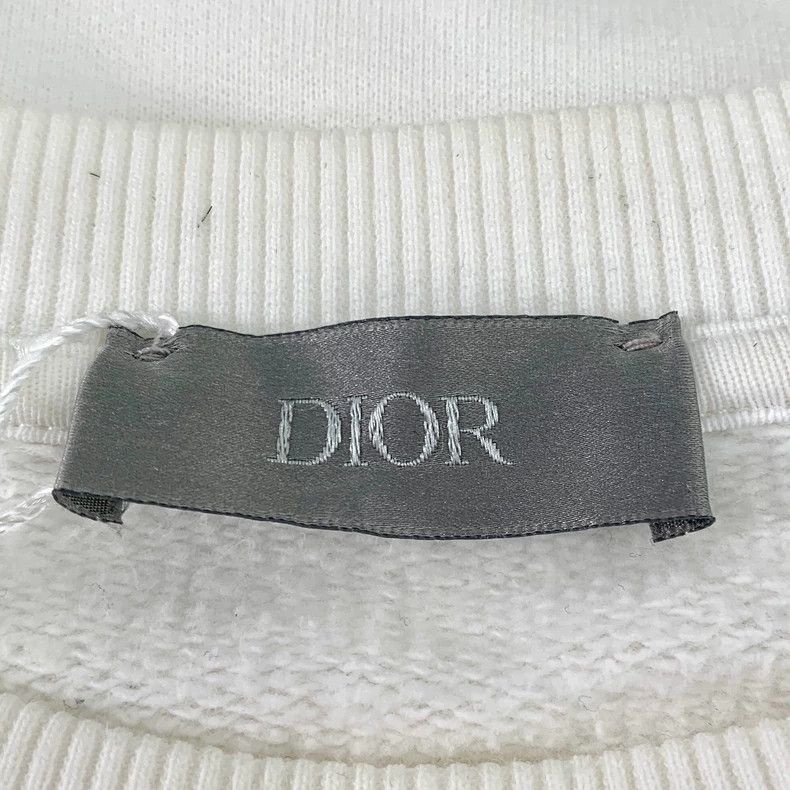 Dior Dior White logo letter embroidery cotton round-neck long-sl Size US S / EU 44-46 / 1 - 6 Thumbnail