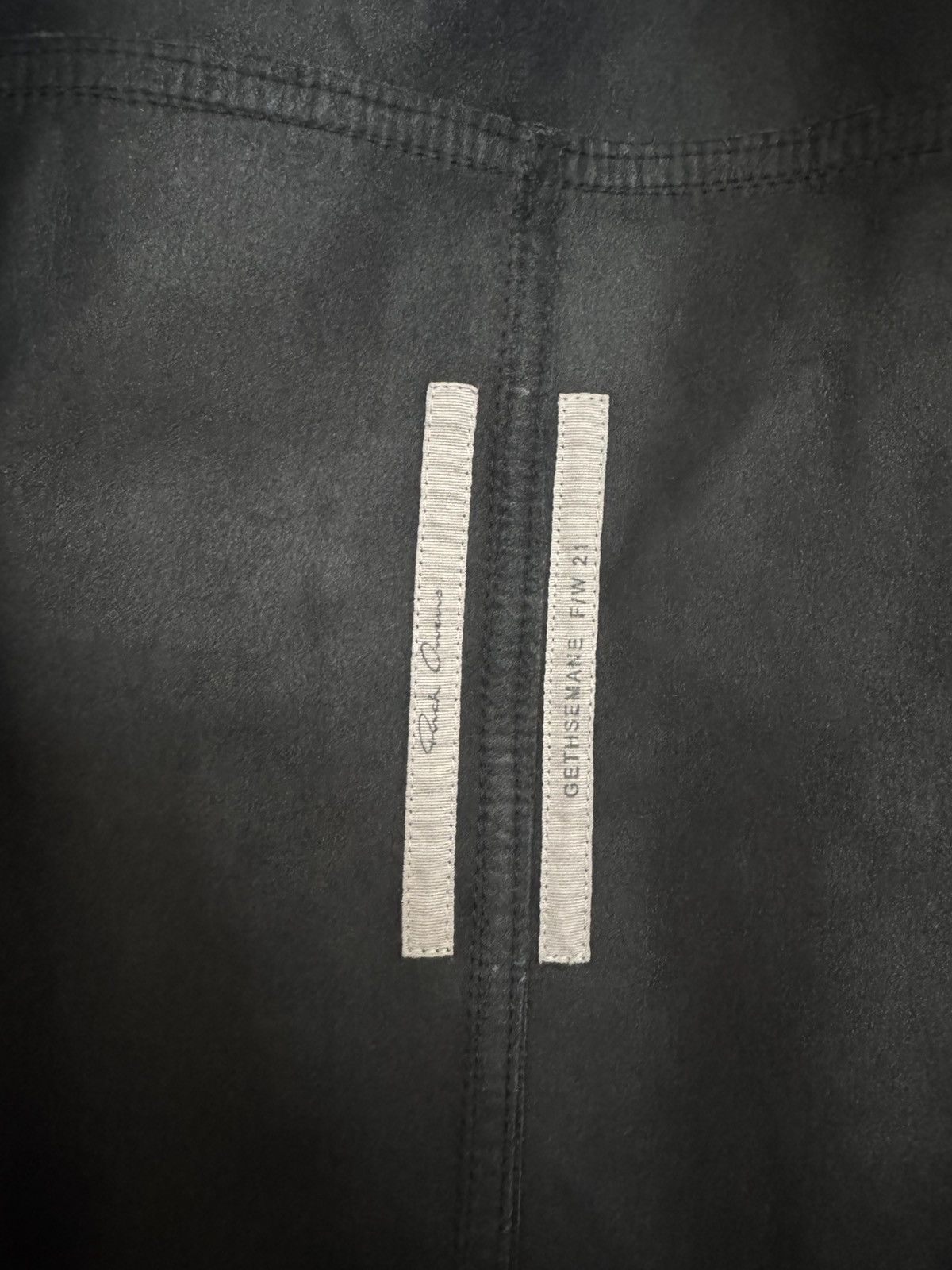 Rick Owens Rick Owens Leather Bomber Jacket Black Calf Size 50 IT/M-L Size US M / EU 48-50 / 2 - 5 Thumbnail