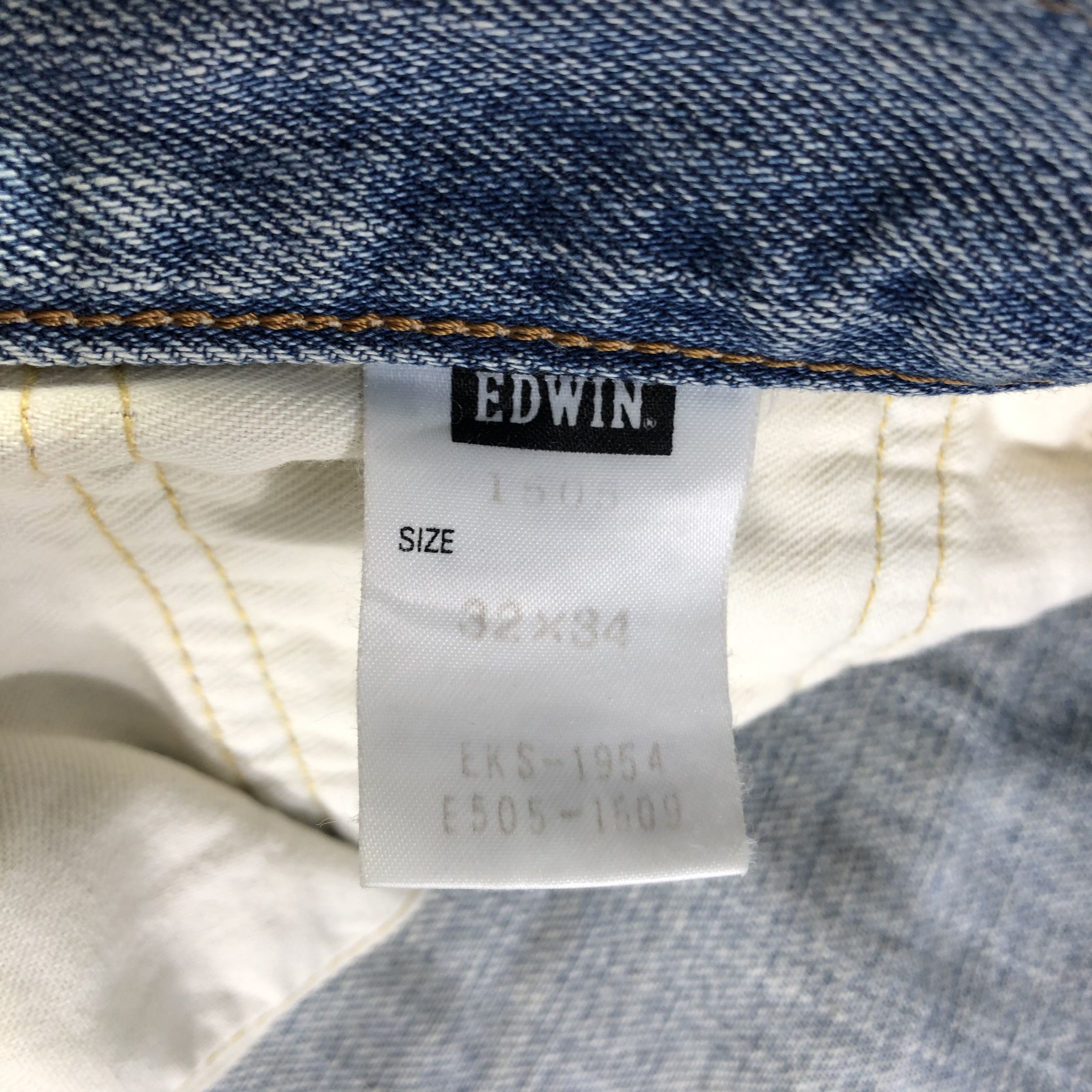 Edwin Edwin 505 Selvedge Jeans Redline Denim KJ2250 Size US 32 / EU 48 - 9 Thumbnail
