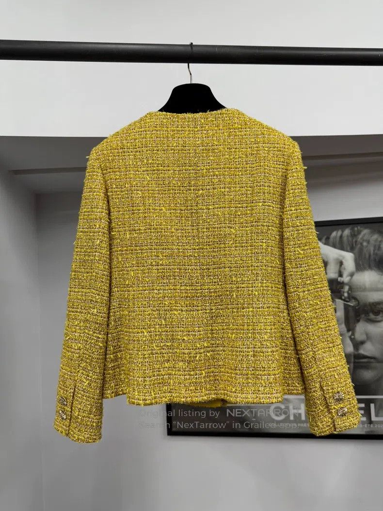 Chanel Chanel 23C gold tweed coat Size XS / US 0-2 / IT 36-38 - 3 Thumbnail