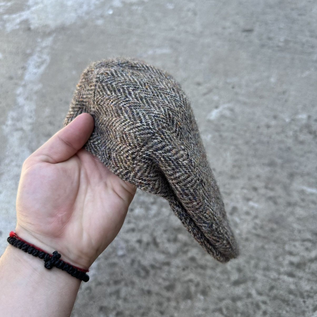 Harris Tweed Luxury Harris Tweed Country Hat Cap Traditional Flat Old Size ONE SIZE - 5 Thumbnail