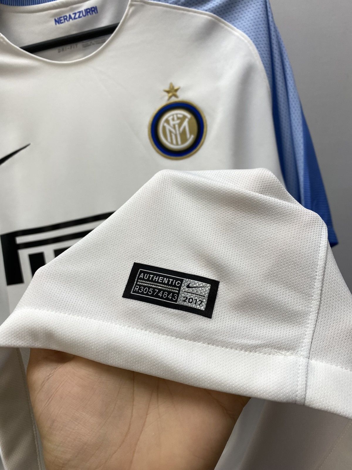 Nike Nike Inter Milan Football Jersey 2017/2018 Away Pirelli Size US XXL / EU 58 / 5 - 4 Thumbnail