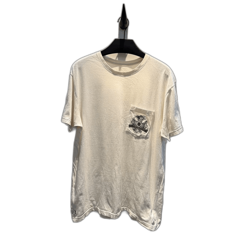chrome hearts cross-scroll short sleeve t-shirt 0079 yq