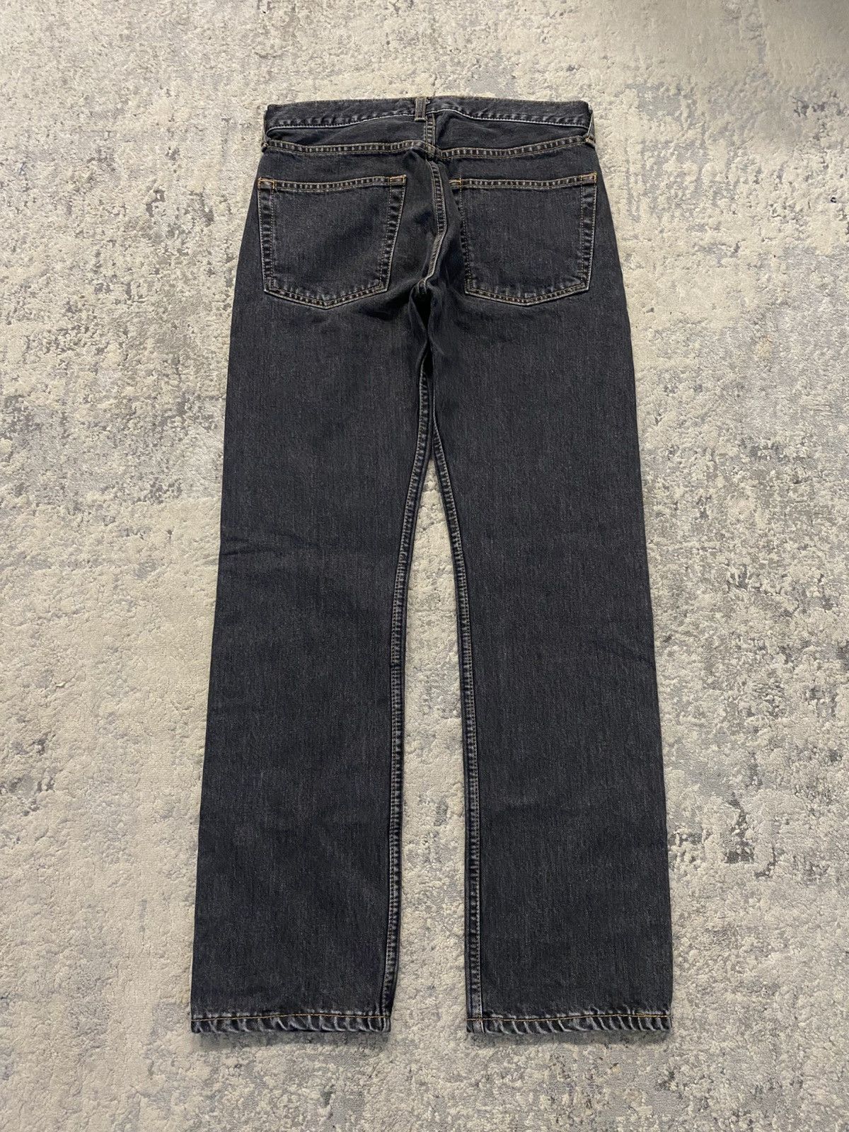 Junya Watanabe Junya Watanabe AD2002 Faded Black Denim Size US 30 / EU 46 - 2 Thumbnail