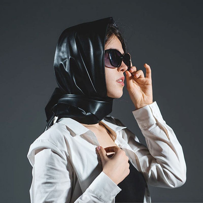 Japanese Brand × Leather Triangle Scarf Bandana Head Cover Kerchief Size ONE SIZE - 4 Thumbnail