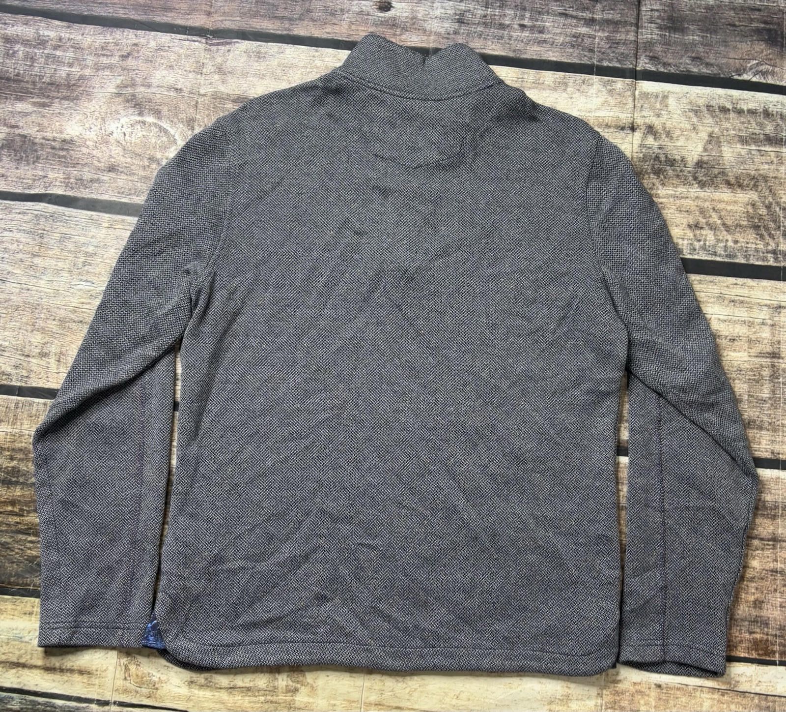 Robert Graham Robert Graham Sweater Mens Medium Classic Fit 1/4 Zip Cotton Size US M / EU 48-50 / 2 - 3 Thumbnail