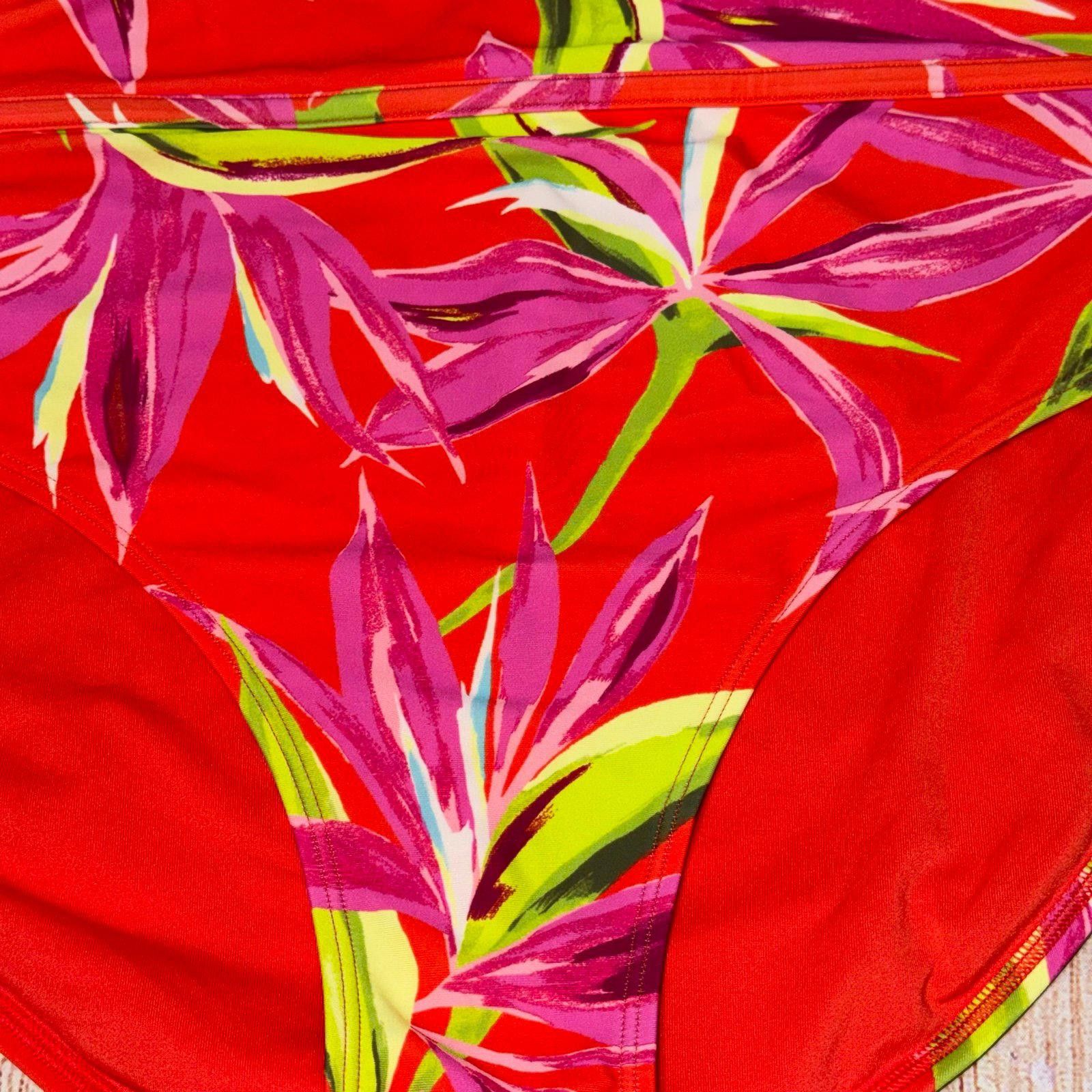 Old Navy Old Navy Women's Plus Size 3X Tropical Print Swim Bottoms Size ONE SIZE - 2 Thumbnail