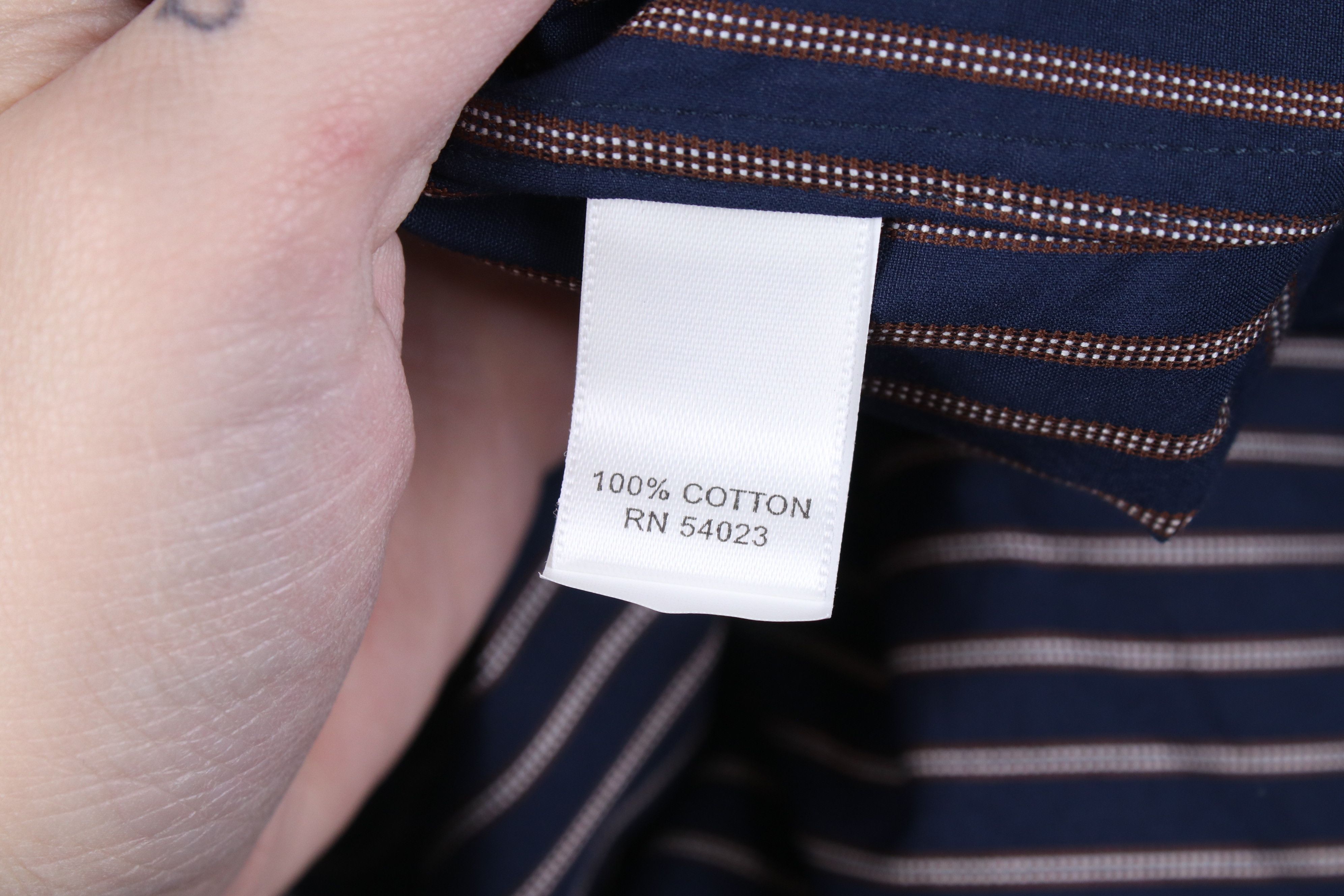 Banana Republic Deadstock Vintage Y2K Banana Republic Striped Button Shirt Size US S / EU 44-46 / 1 - 8 Thumbnail