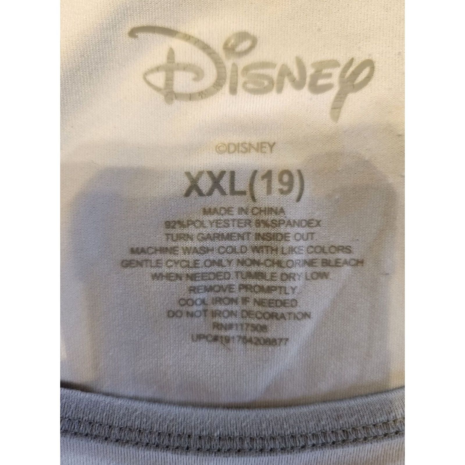 Disney Juniors Disney St. Patrick's Day Mickey Mouse 3/4 Sleeve Shirt XXL Gray Crew Neck Casual Sleeve Shirt T-Shirt Womens Boys? Size XXL / US 16-18 / IT 52-54 - 5 Thumbnail