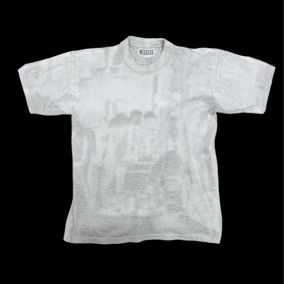 image of Maison Margiela Fw02 Artisanal Martin Margiela Painted T-Shirt in Off White, Men's (Size Small)