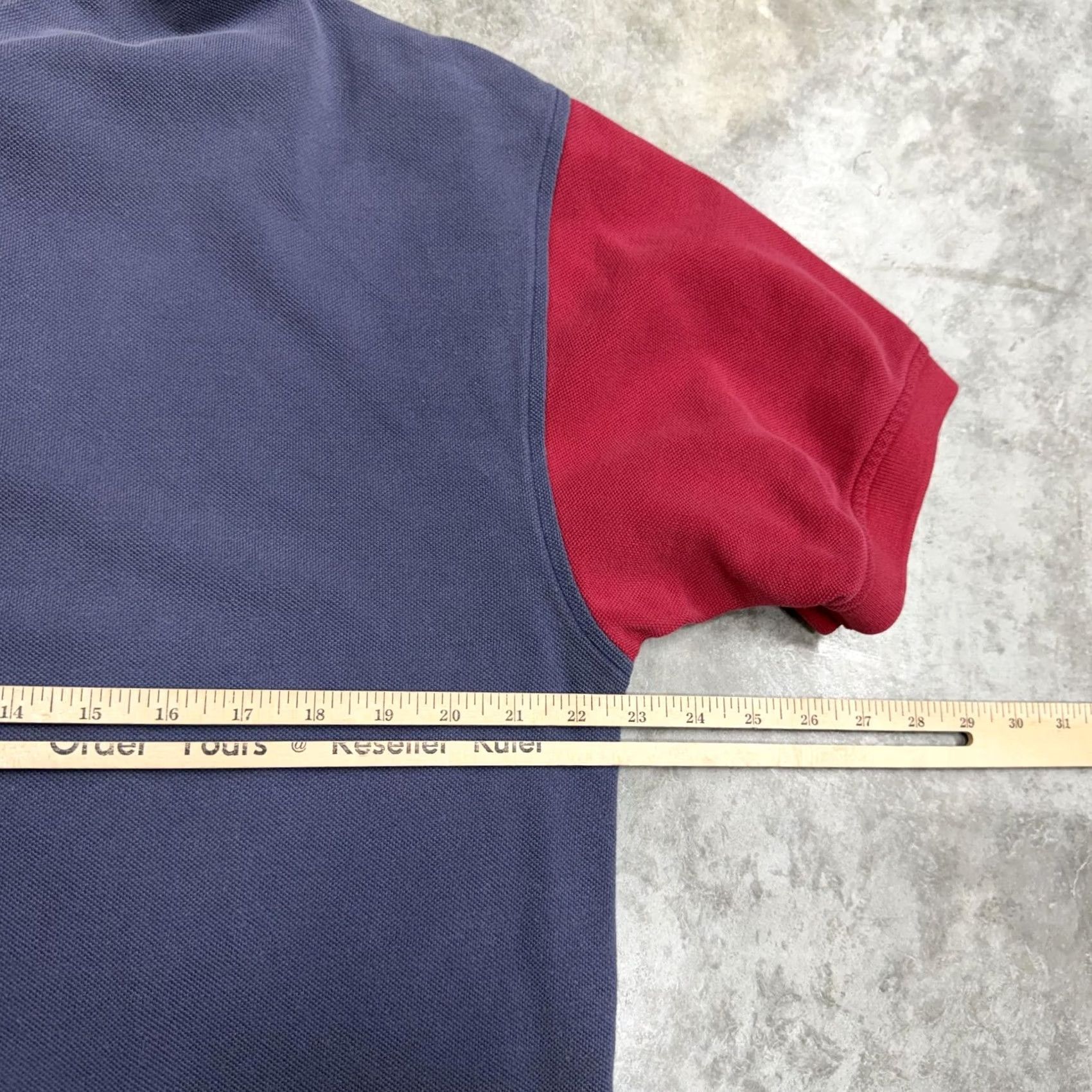 Tommy Hilfiger Tommy Hilfiger Polo Shirt Mens Large Multicolor Colorblock Crest Logo Casual Size US L / EU 52-54 / 3 - 6 Thumbnail