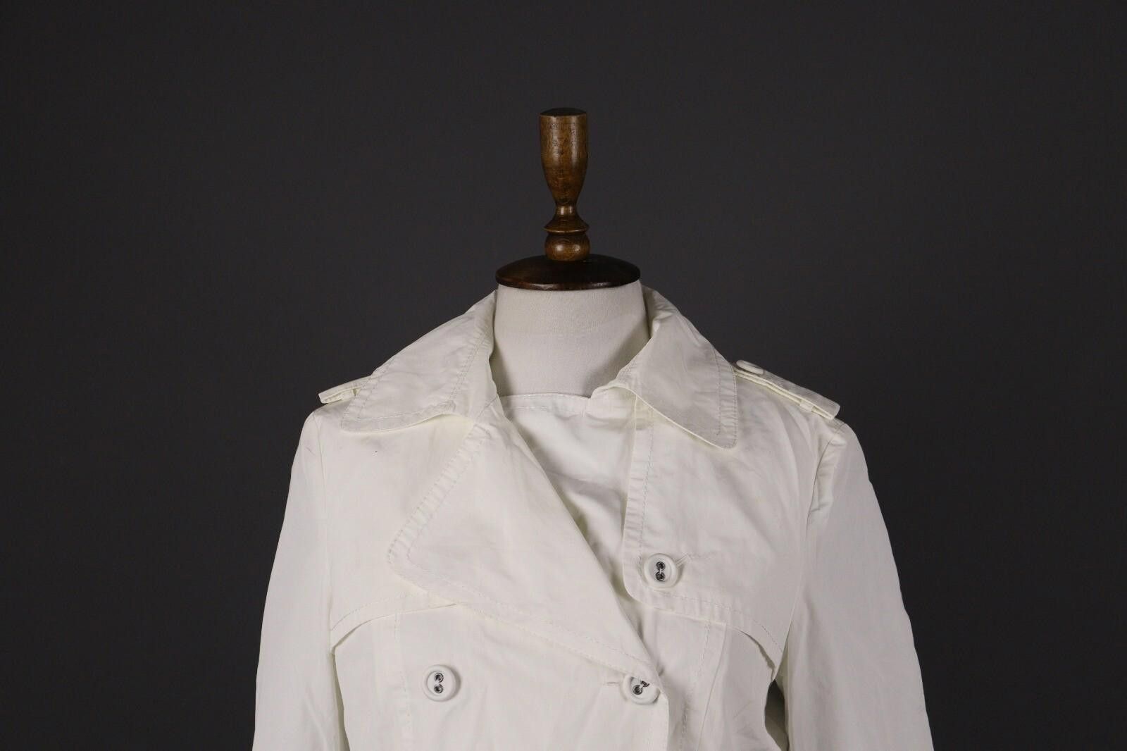 Polo Ralph Lauren Laurel by Escada White Double Belted Coat Jacket Size 38 Size M / US 6-8 / IT 42-44 - 2 Thumbnail