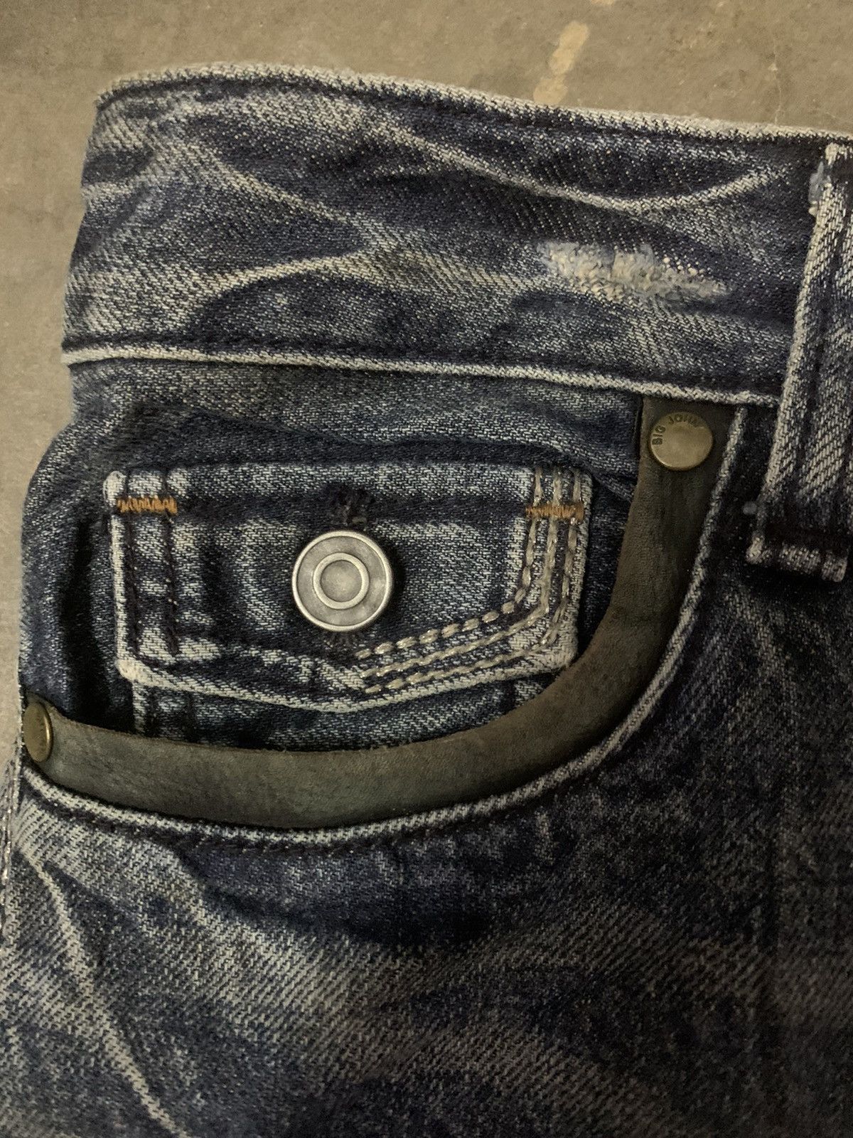 Big John × Japanese Brand Nice Design Big John Flare Denim Jeans Size US 33 - 4 Thumbnail