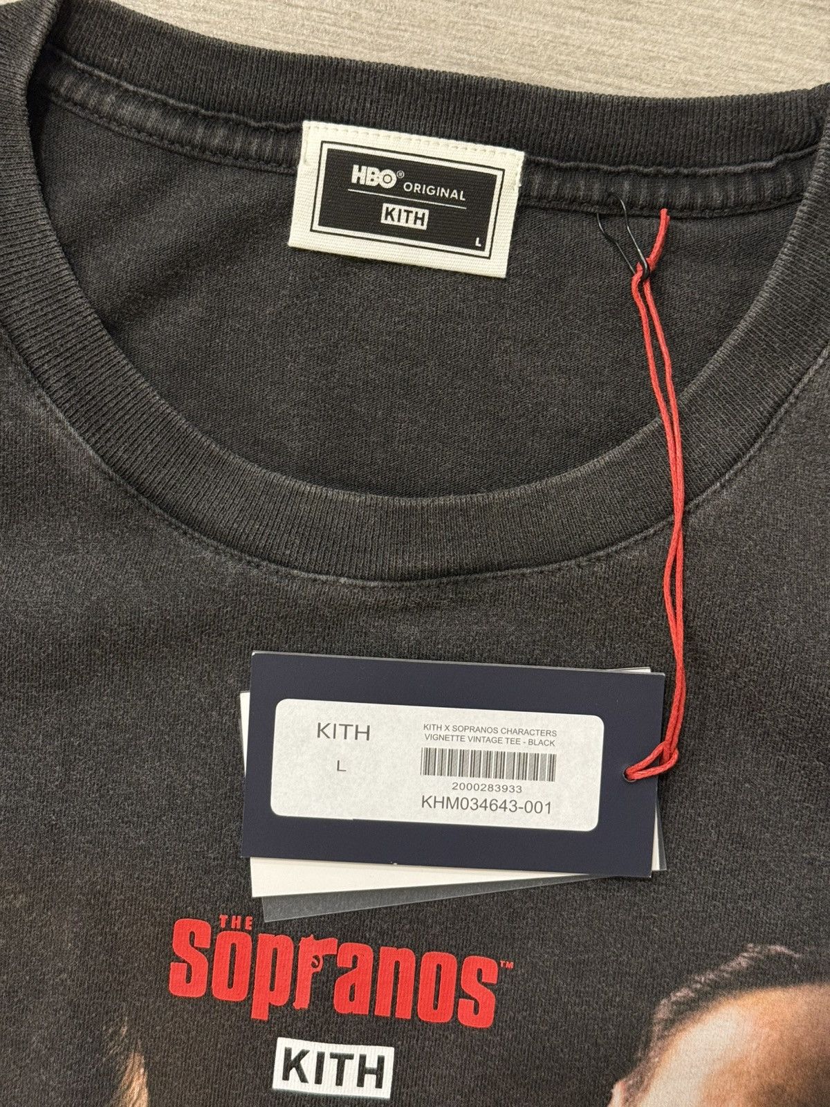 Kith KITH The Sopranos Characters Vignette Vintage Tee Black Sz L Size US L / EU 52-54 / 3 - 4 Thumbnail