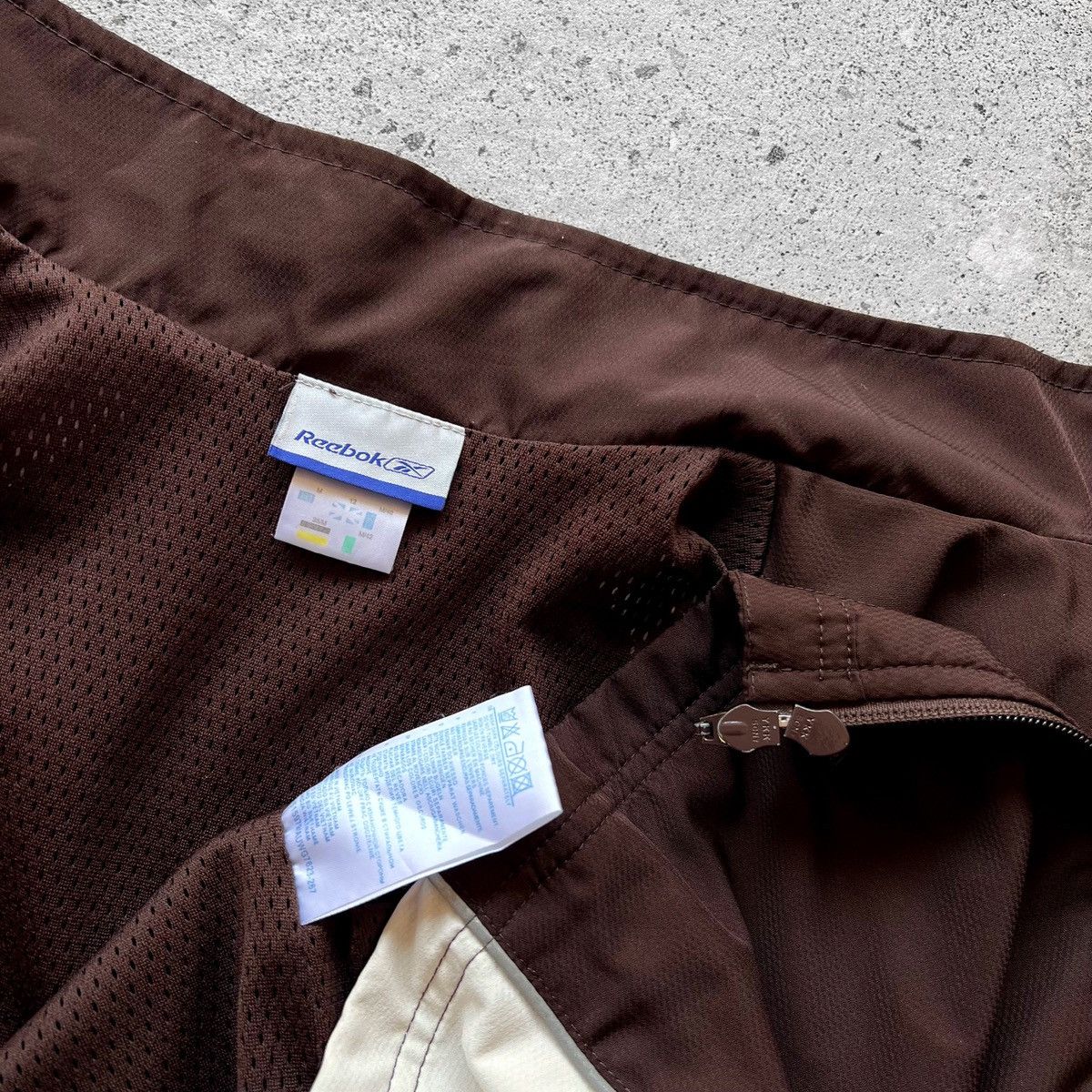 Reebok × Vintage Reebok Womens Vintage Y2K Full Zip Brown Vest Gilet Size M / US 6-8 / IT 42-44 - 8 Thumbnail