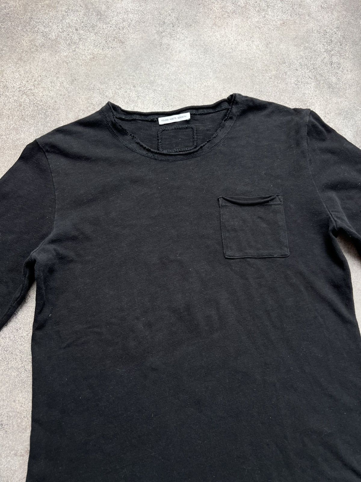Thom Krom Young Poets Society black distressed sweater Size US M / EU 48-50 / 2 - 4 Thumbnail