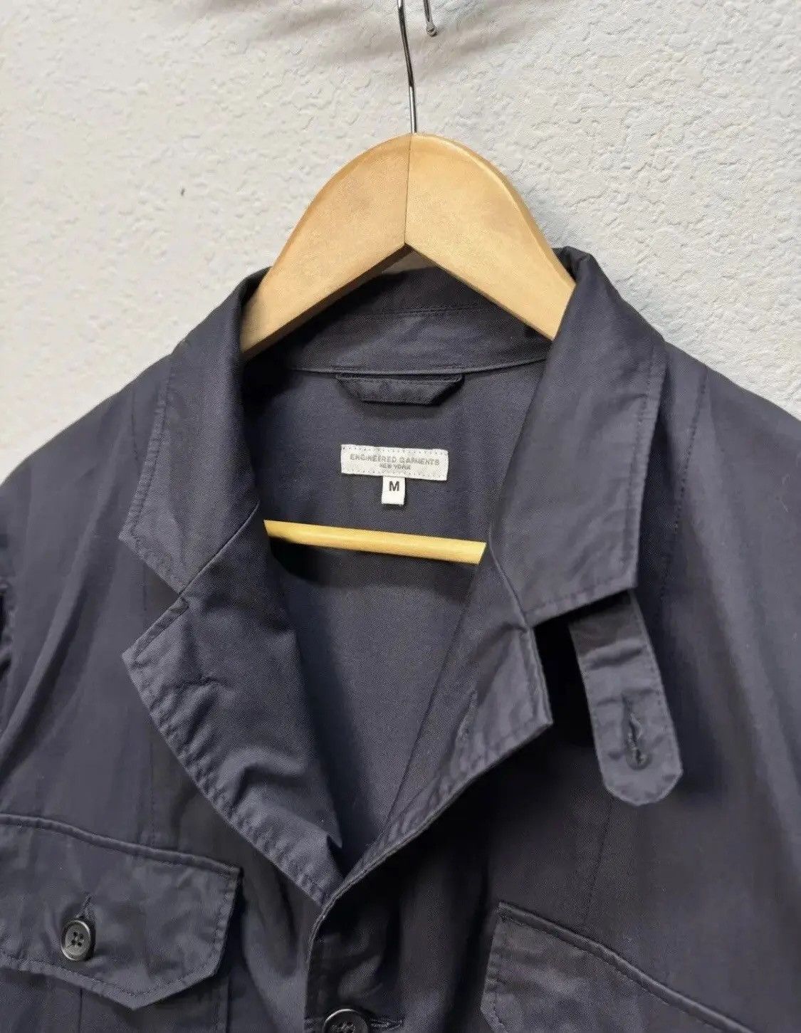 Engineered Garments × Japanese Brand Engineered Garments Multipocket Jacket Navy Memory Polyester Size US M / EU 48-50 / 2 - 2 Thumbnail